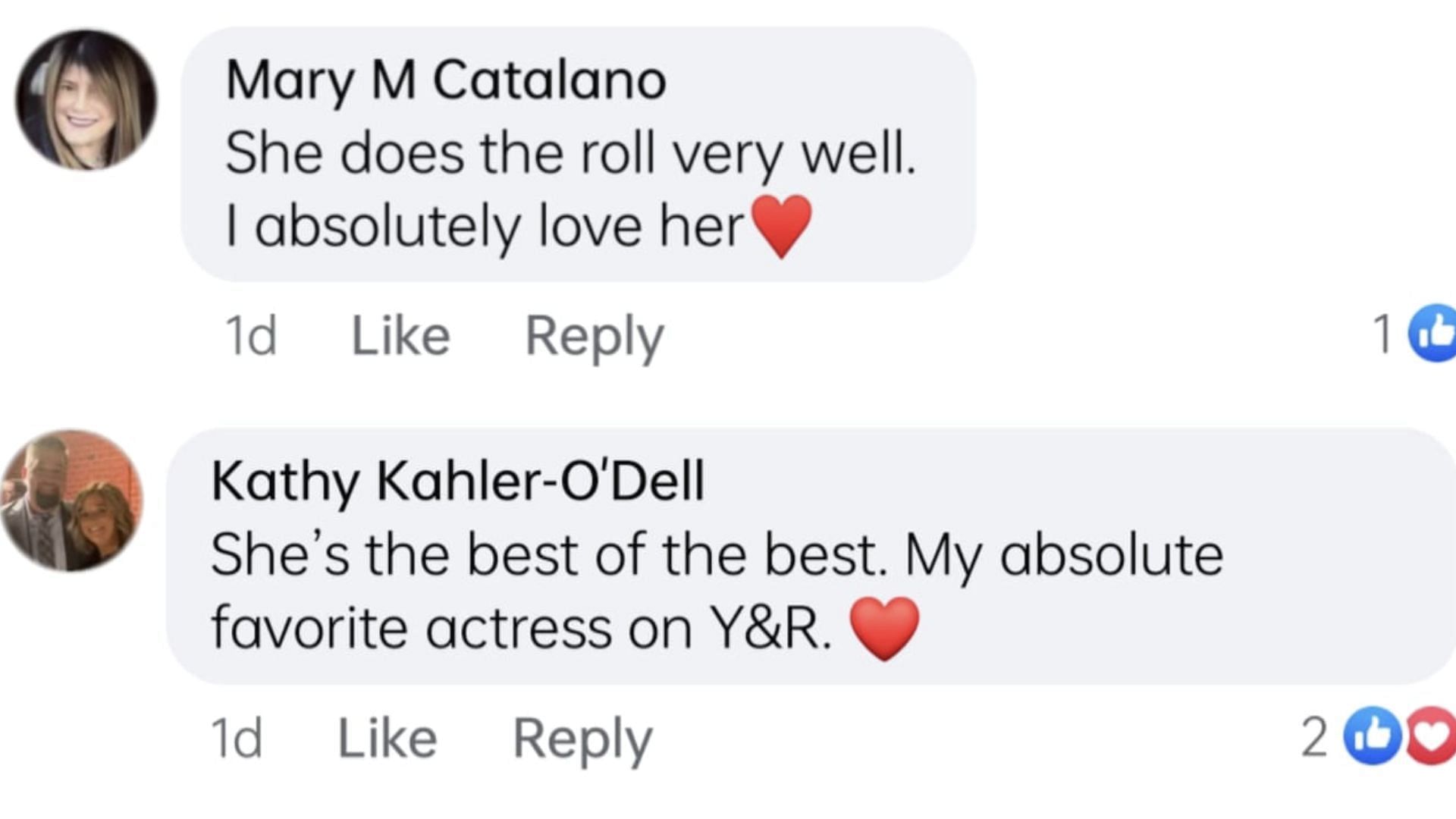 Comments of the fans (Image via Facebook /@Michelle Burda Neeley)