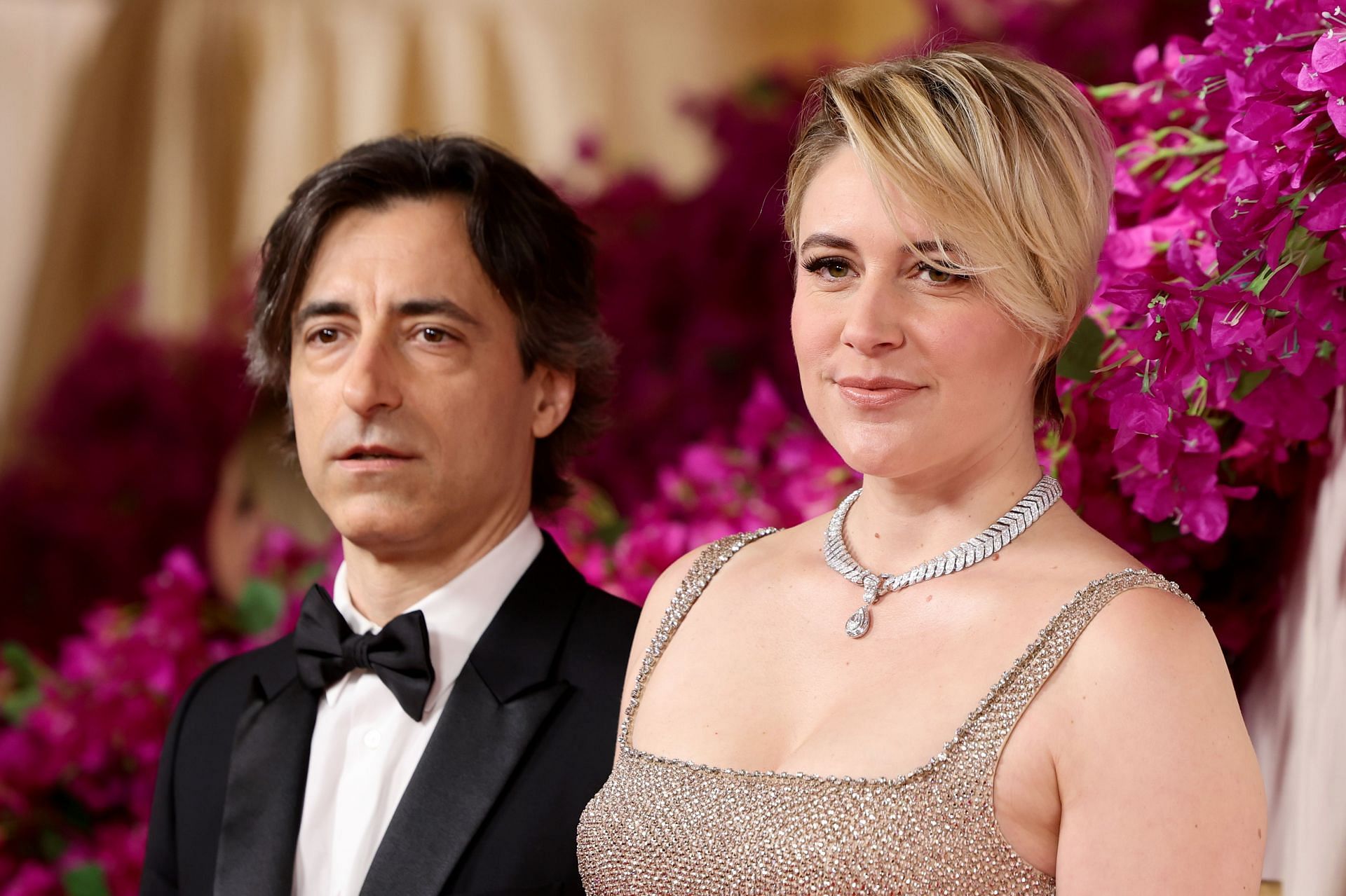 Noah Baumbach and Greta Gerwig as seen at the 96th Annual Academy Awards (Image via Getty)