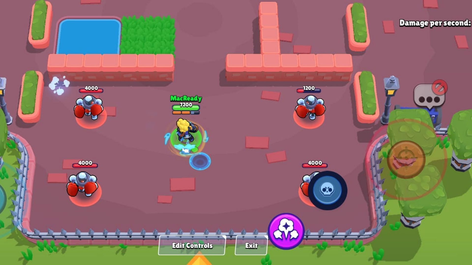 Brawl Stars Tech Maisie in action (Image via Supercell)