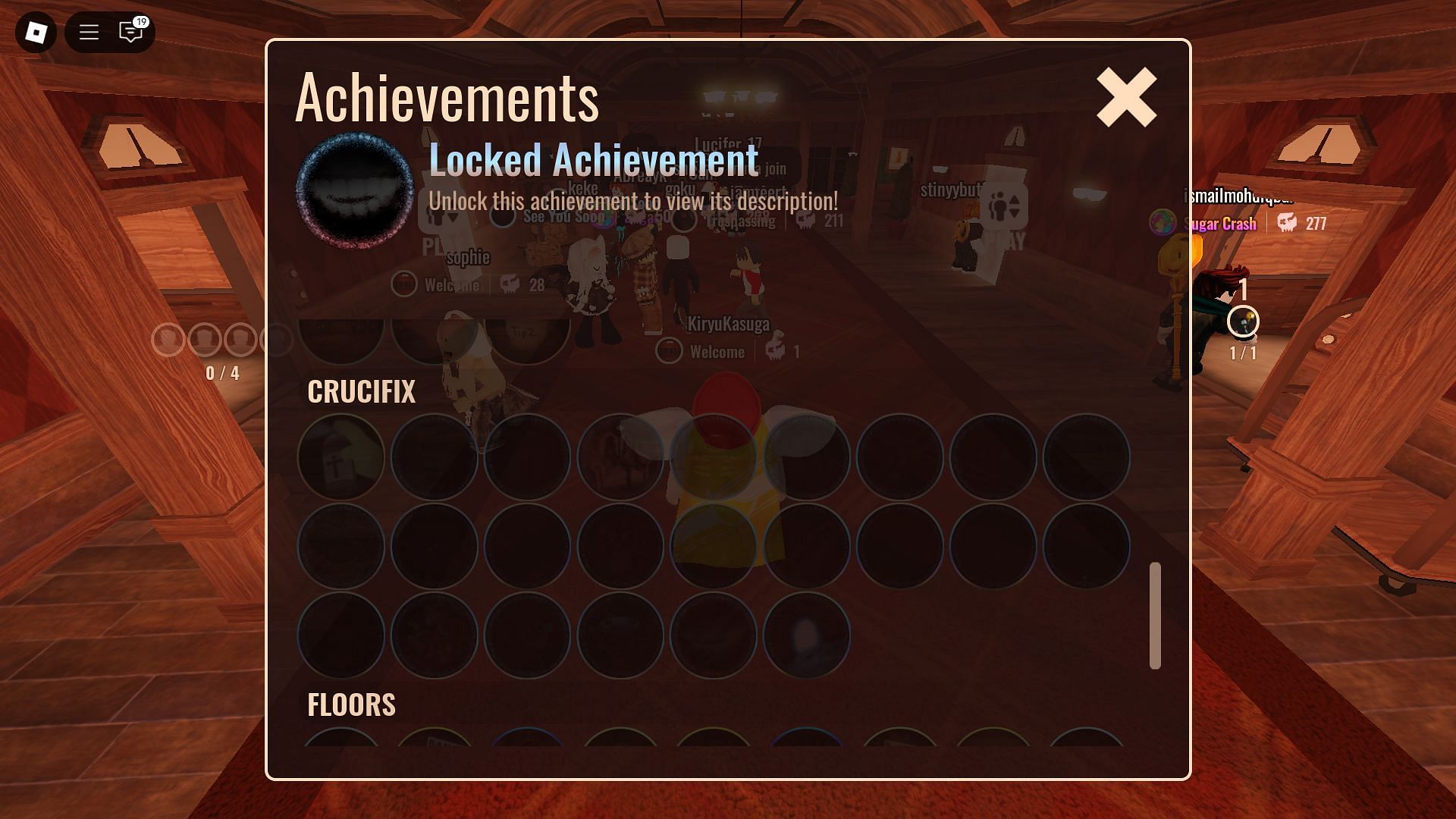 The Achievements tab (Image via Roblox)