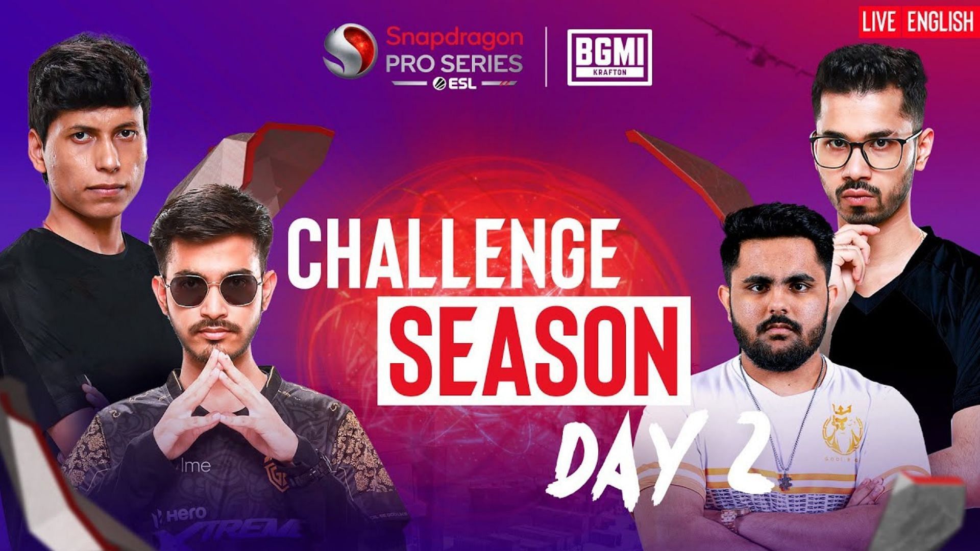 SPS Challenge Season Day 2 takes place on December 28 (Image via YouTube/ESL India)