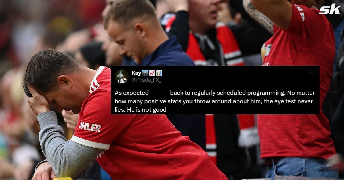 Manchester United fans reacted on X 