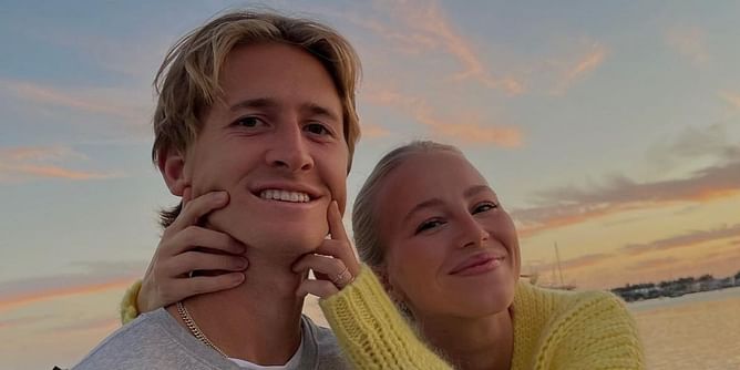 Sebastian Korda's girlfriend Ivana Nedved teases American for hijacking her suitcase; expresses excitement about return to Italy