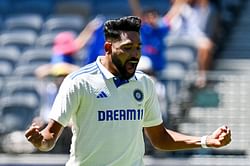 [Watch] "Garden mein ghum raha hai kya?" - Mohammed Siraj on security guard's movements near sight screen during BGT 2024-25 pink-ball warmup game