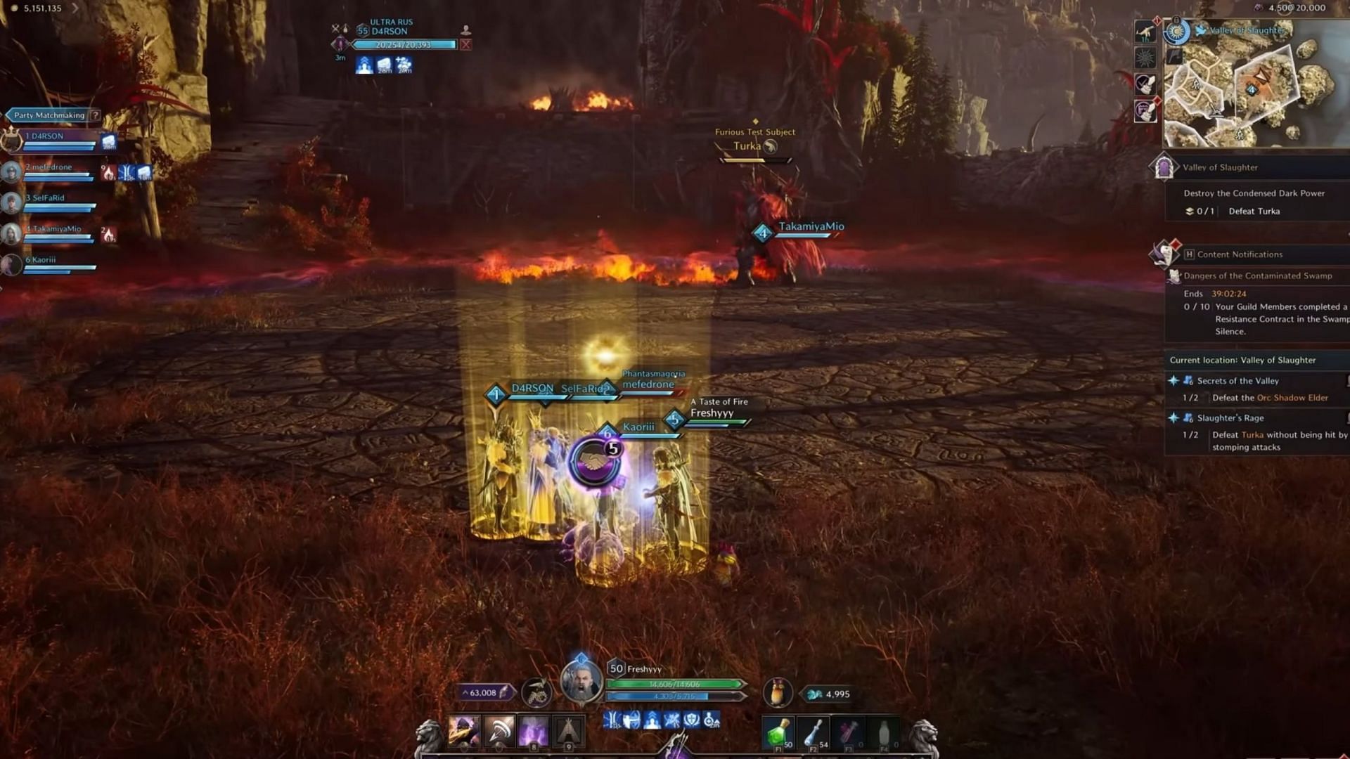 Interact with the Sheep corpse for the shield (Image via NCSoft/Freshy YT)