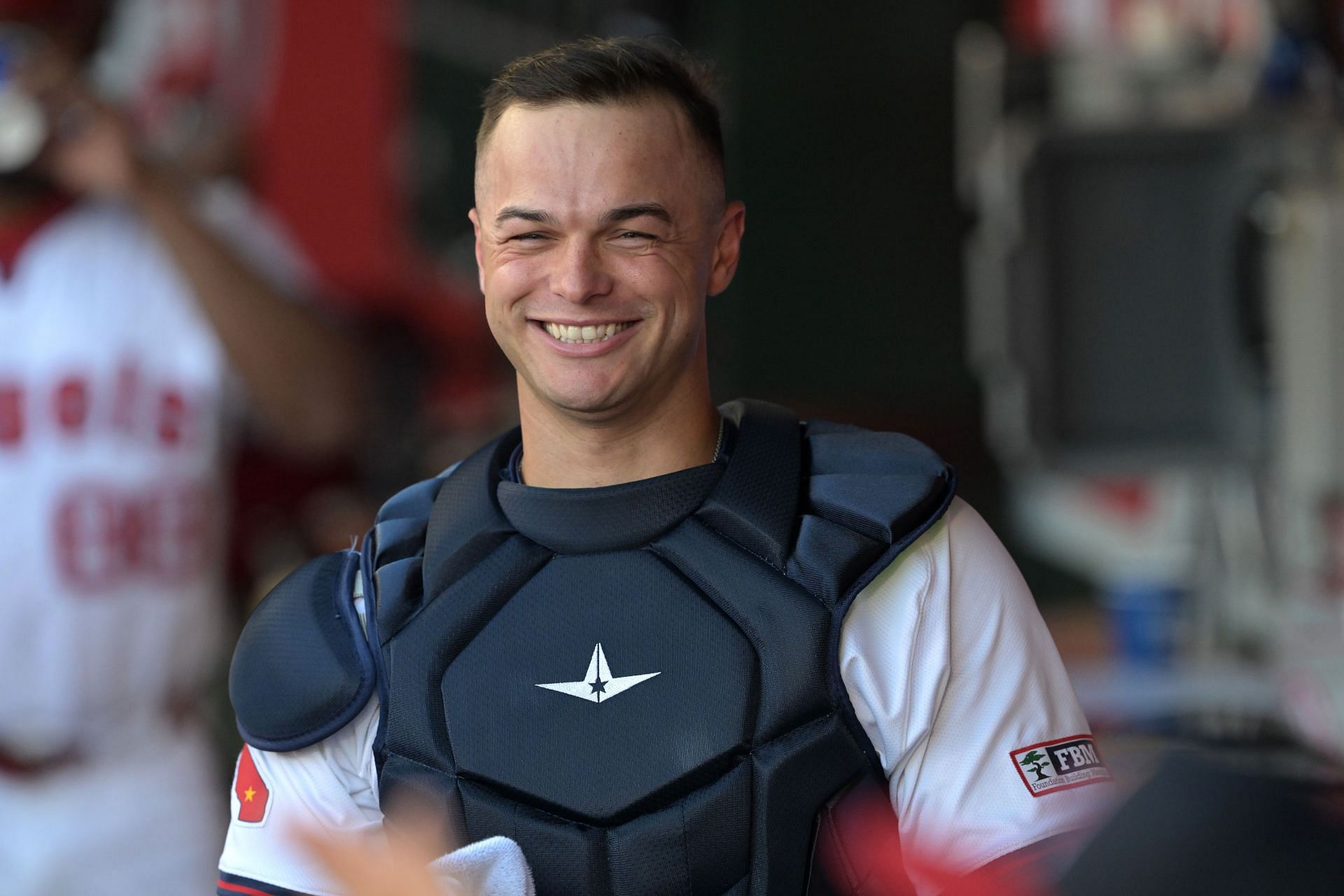 Logan O&#039;Hoppe finished first season as an everyday catcher for the Angels this year (Image Source: Getty)