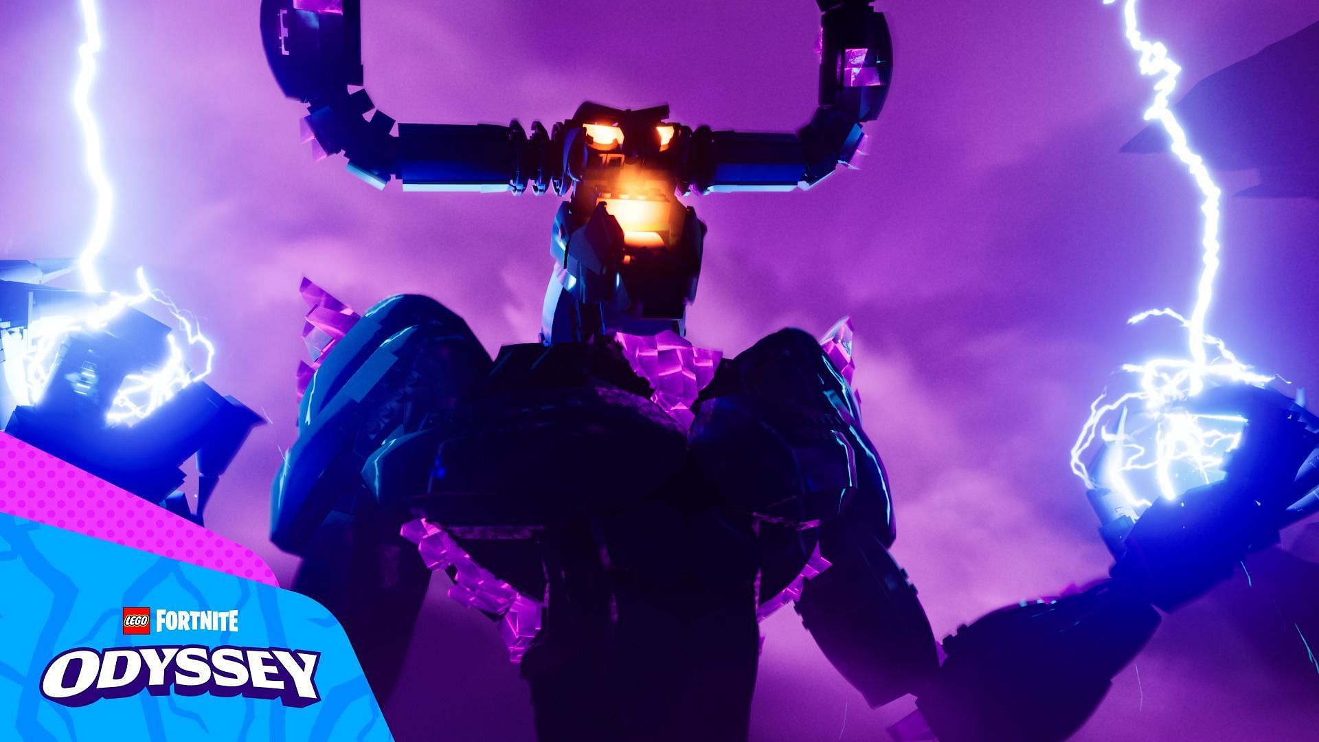 Defeat the Storm King in LEGO Fortnite Odyssey to acquire amazing loot (Image via Epic Games)