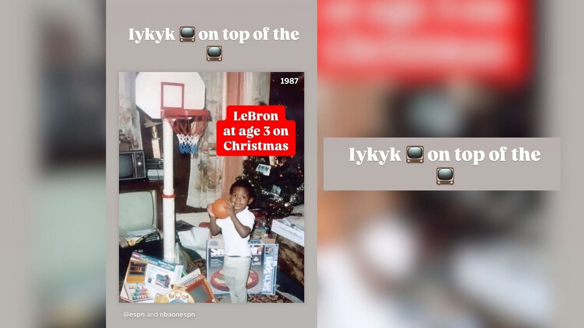 LeBron James shares adorable throwback photo of himself at age 3 with hilarious caption on IG