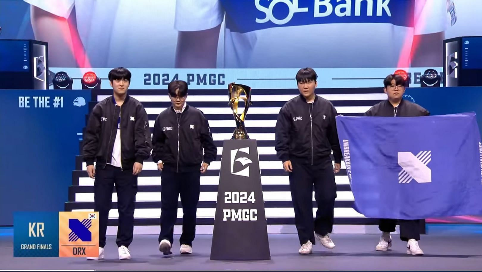 DRX secured sixth place in the Global Championship (Image via YouTube/PUBG Mobile)