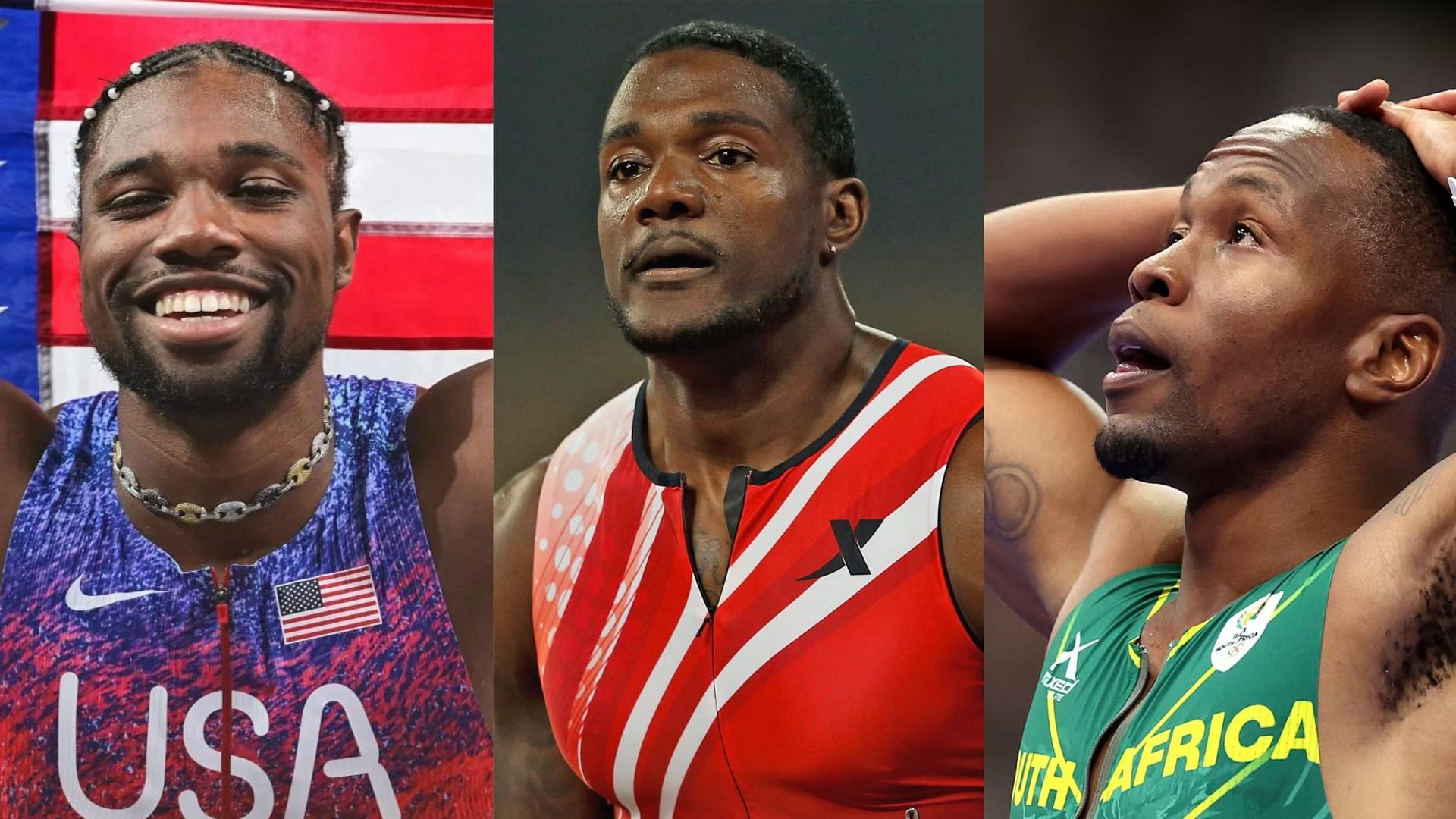 Noah Lyles, Justin Gatlin and other athletes react to Akani Simbine