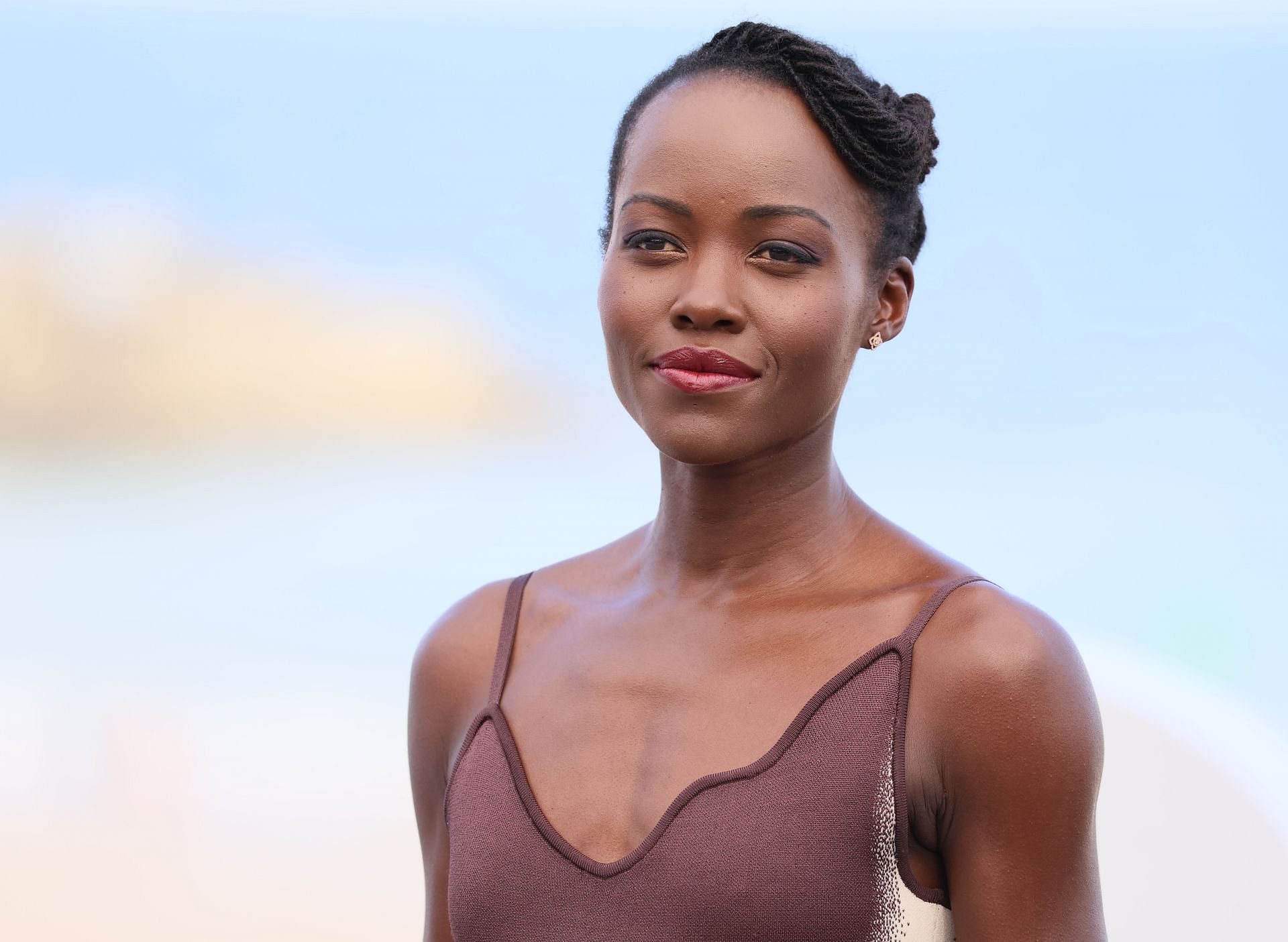 Lupita Nyong&#039;o at the 72nd San Sebastian Film Festival (Image via Getty)