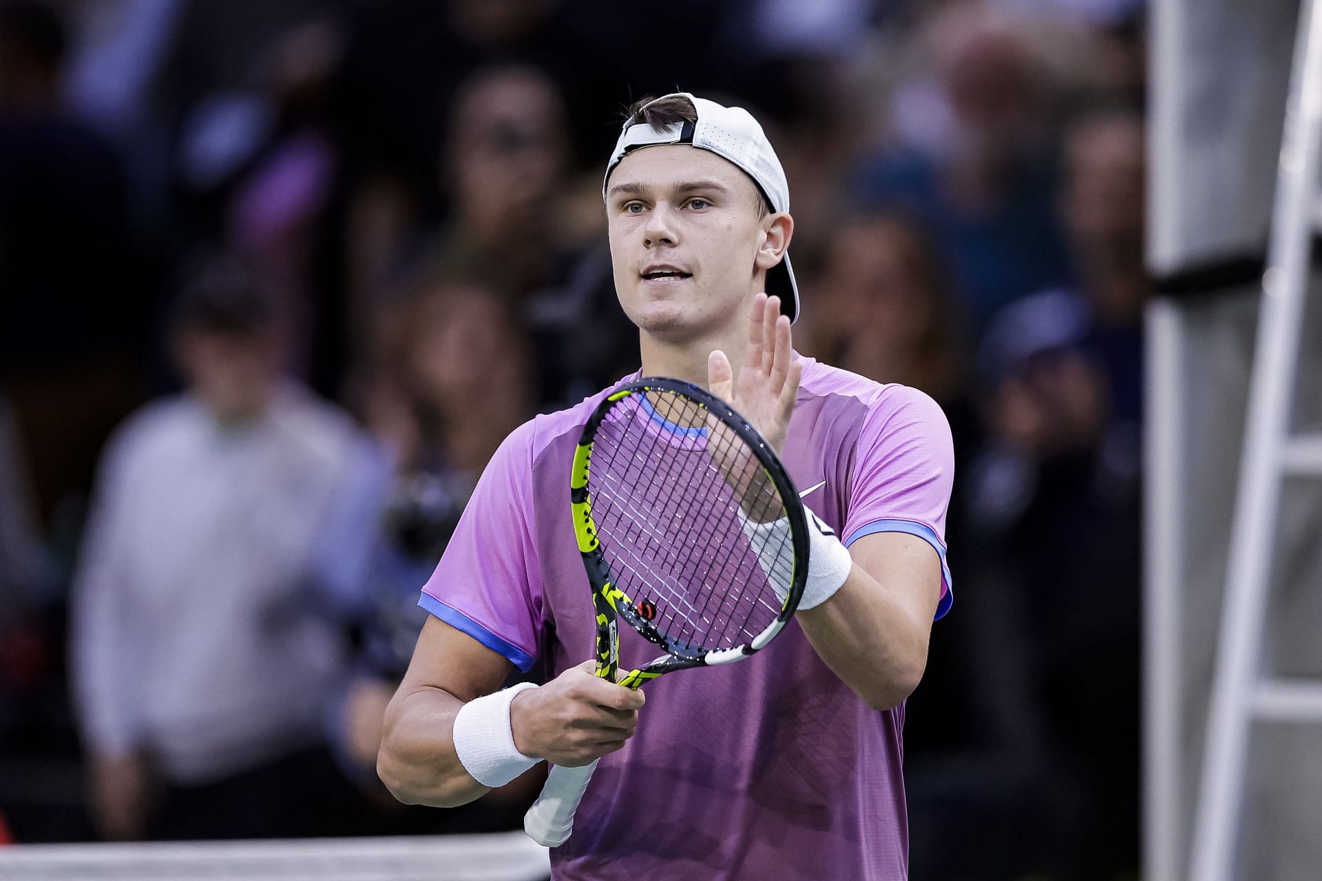 Holger Rune at the Paris Masters 2024. (Photo: Getty)