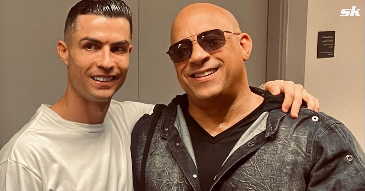 Cristiano Ronaldo and Vin Diesel