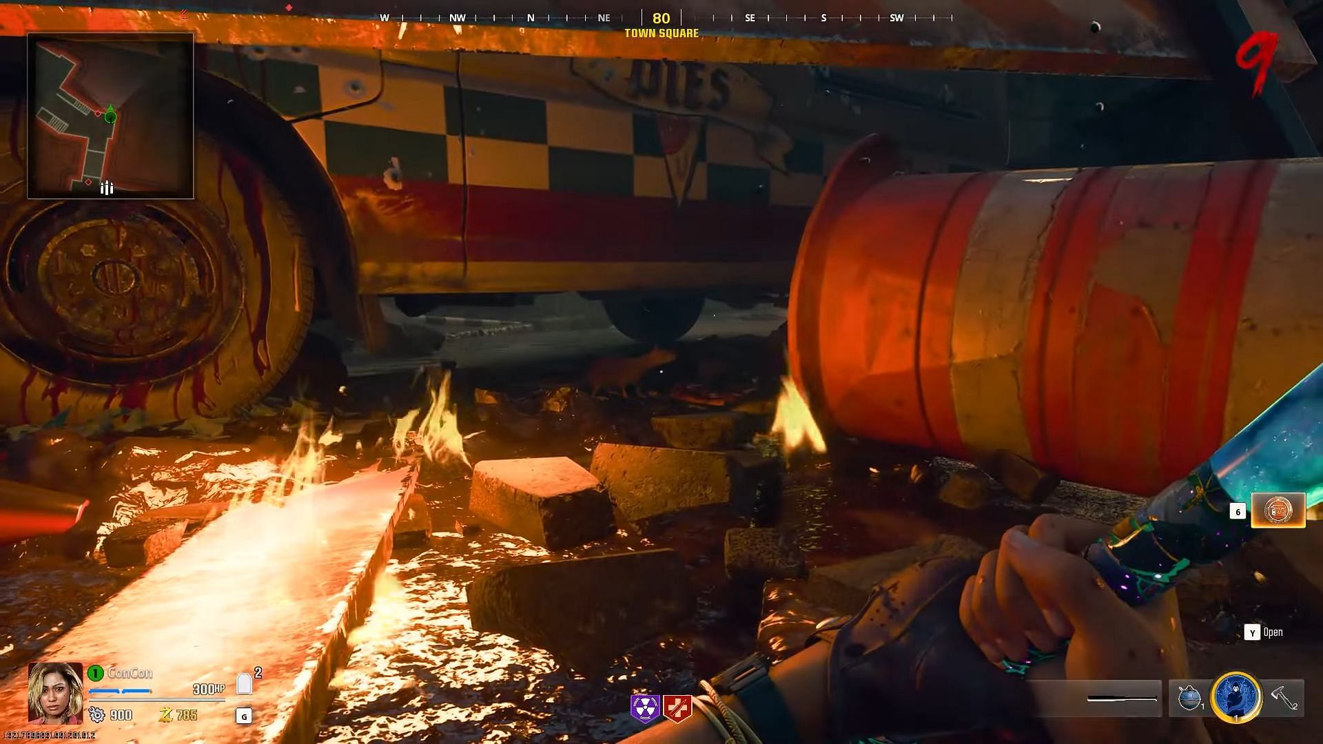 Second rat location in Citadele des Morts (Image via Activision || YouTube/@ ConCon)