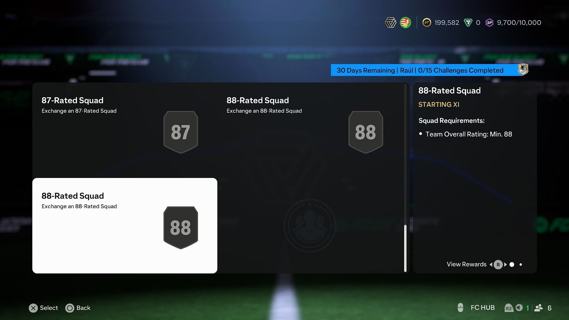 Raul Gonzalez Thunderstruck Icon SBC tasks (Image via EA Sports)