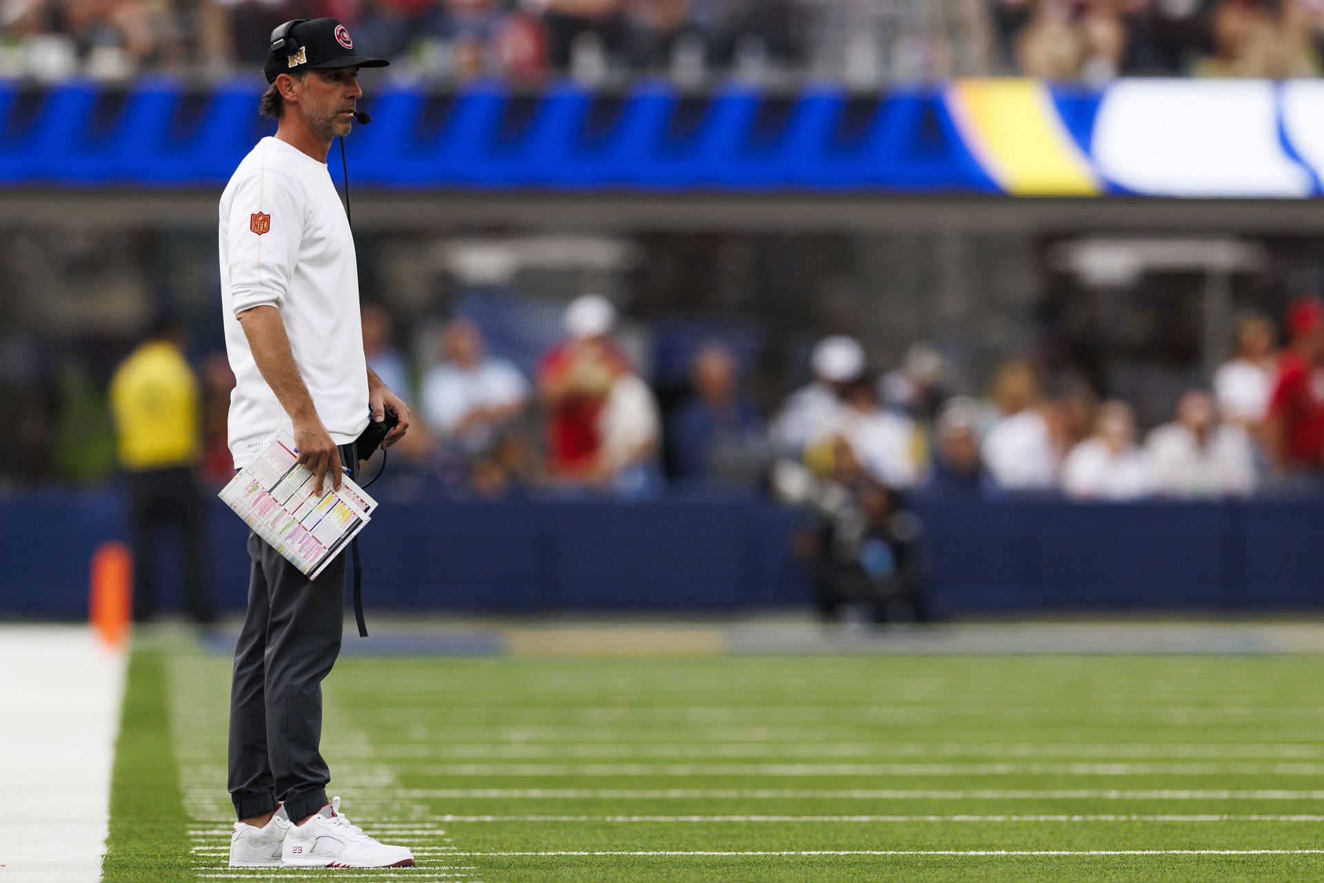 Kyle Shanahan during San Francisco 49ers v Los Angeles Rams - Source: Getty