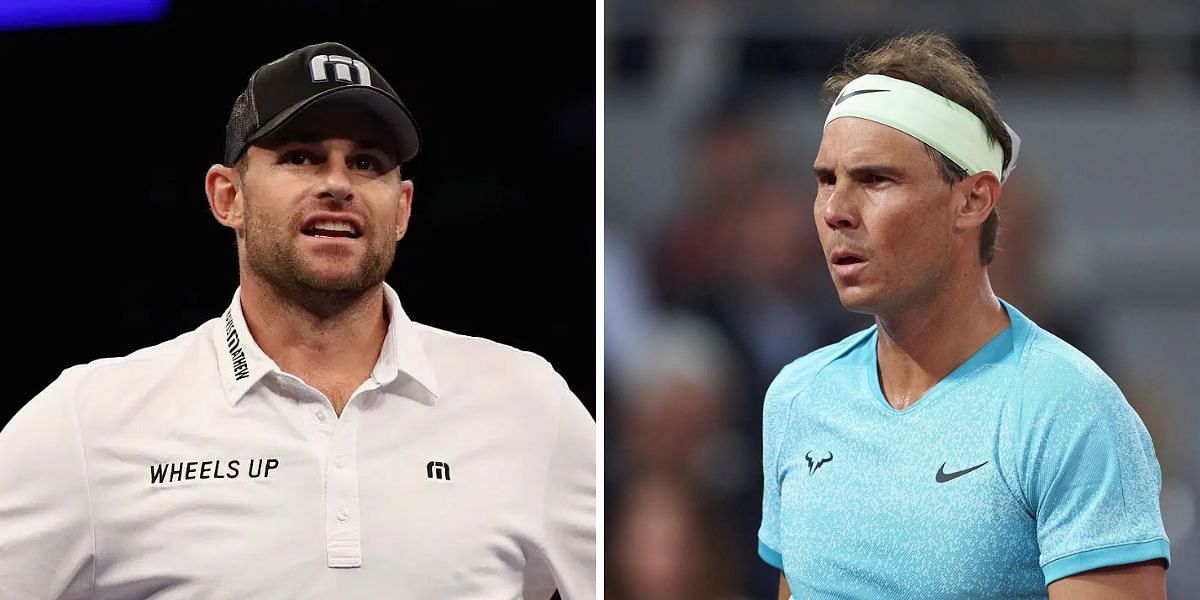 Andy Roddick [L] and Rafael Nadal [R] (Source: Getty Images)