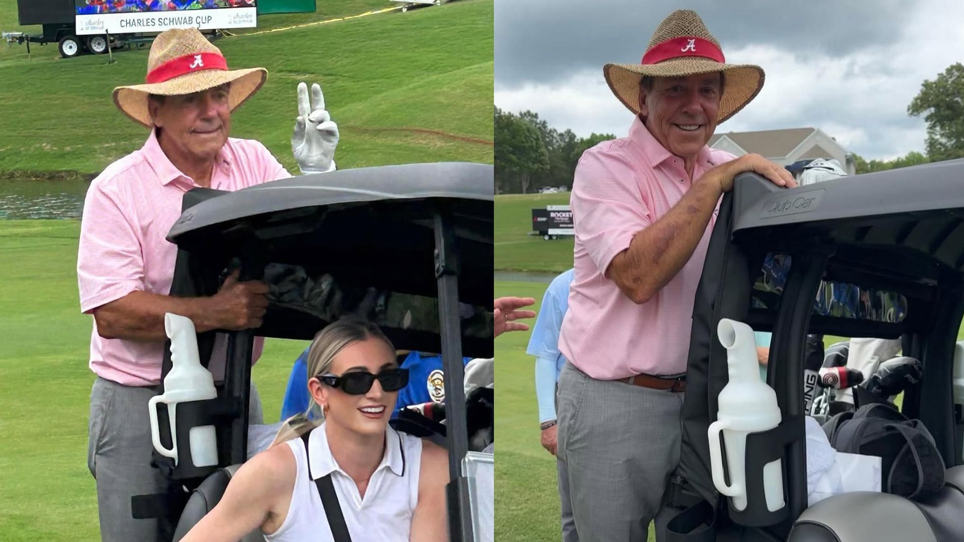 Nick Saban and his daughter Kristen Saban (Kristen