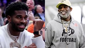 "They gonna watch you get robbed" - Coach Prime takes hilarious jab at son Shedeur Sanders' wish to take New York subways