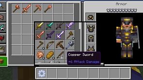 How Minecraft could benefit from copper gear and weapons