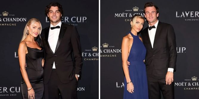 In Pictures: Taylor Fritz, Tommy Paul's girlfriends Morgan Riddle and Paige Lorenze turn heads in chic looks at Gucci cocktail party in Miami