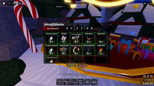 The Advent Calendar (Image via Roblox)