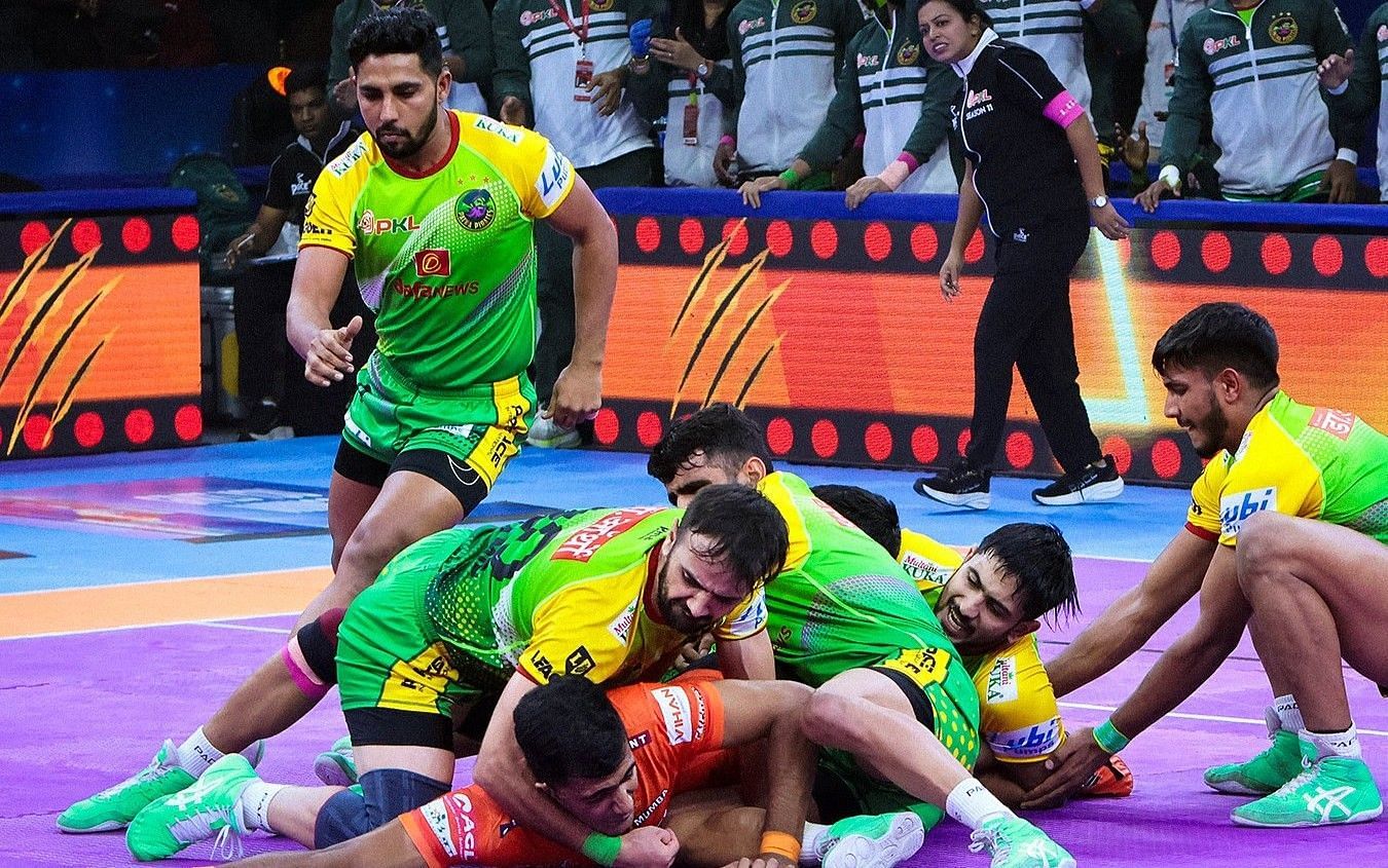 पटना पाइरेट्स का जबरदस्त प्रदर्शन (Photo Credit - @ProKabaddi)