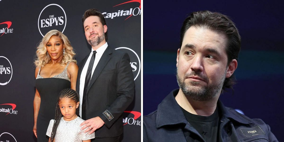 Serena Williams, Olympia Ohanian and Alexis Ohanian (L), Alexis Ohanian (R), Sources: Getty