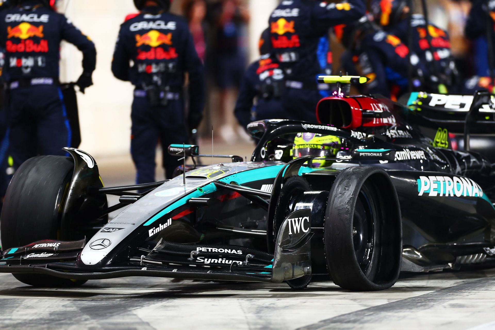 Lewis Hamilton of Great Britain driving the (44) Mercedes AMG Petronas F1 Team W15 - Source: Getty Images