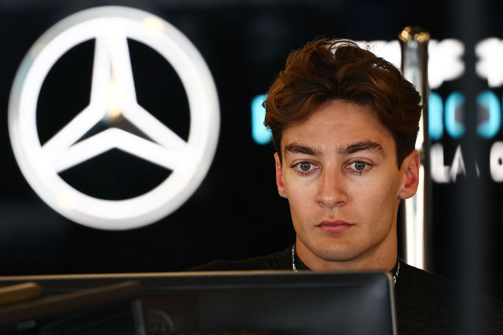 George Russell at F1 Abu Dhabi Testing 2024 (Image Source: Getty)