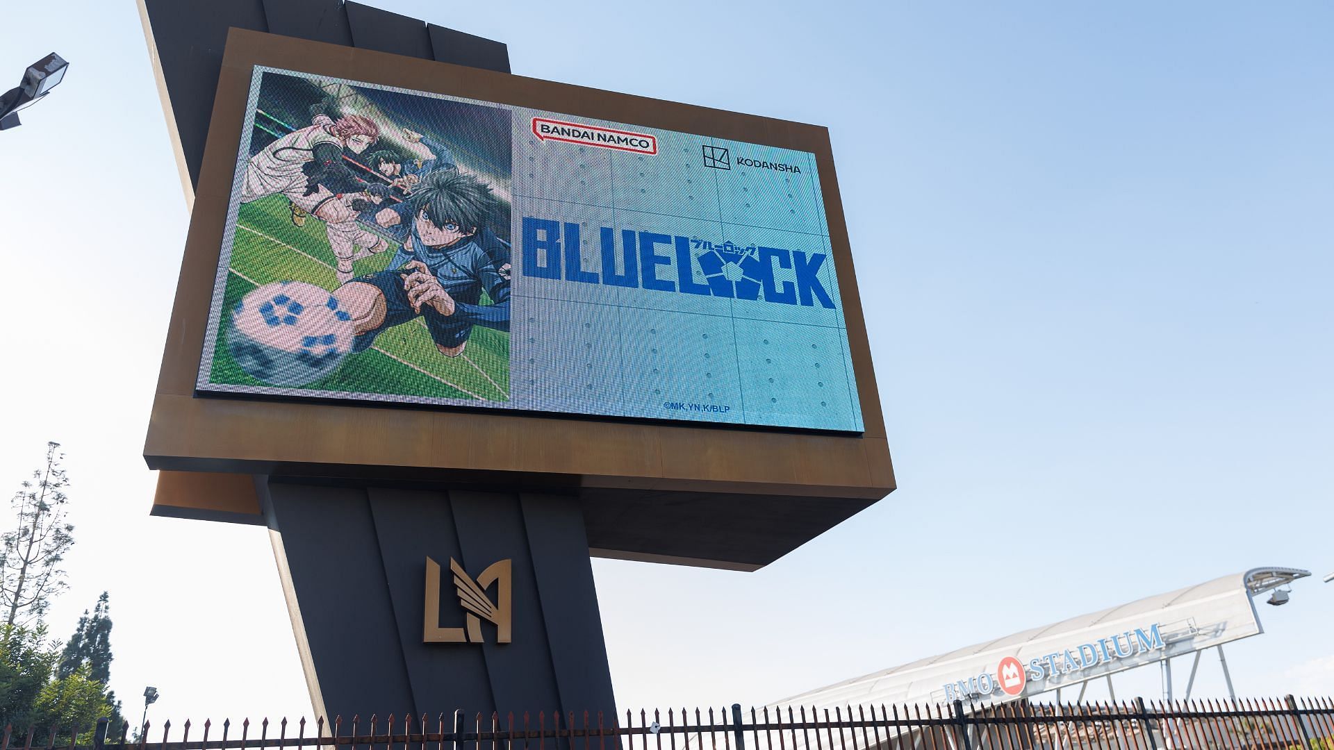 Los Angeles Football Club promoting the anime (Image via Kodansha)