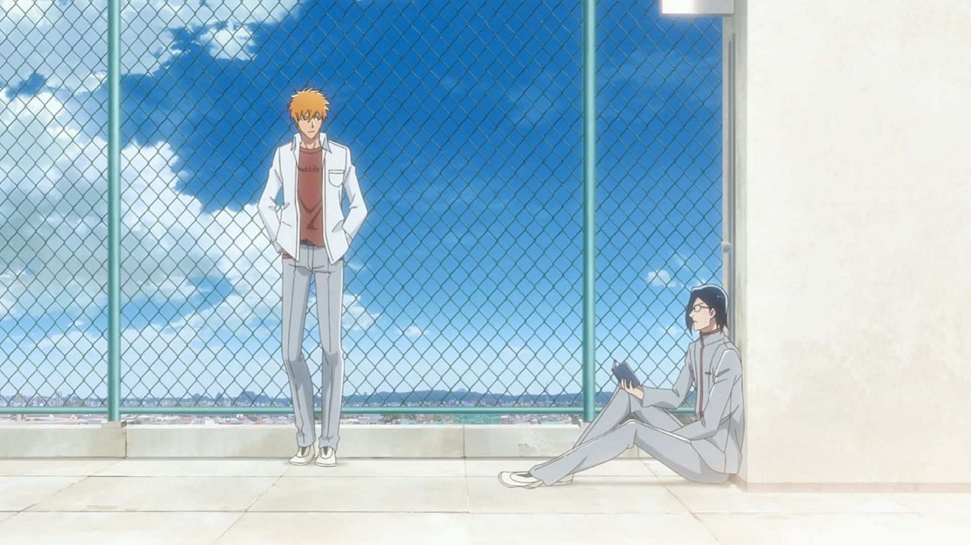 Ichigo and Uryu in the past (Image via Pierrot Films)