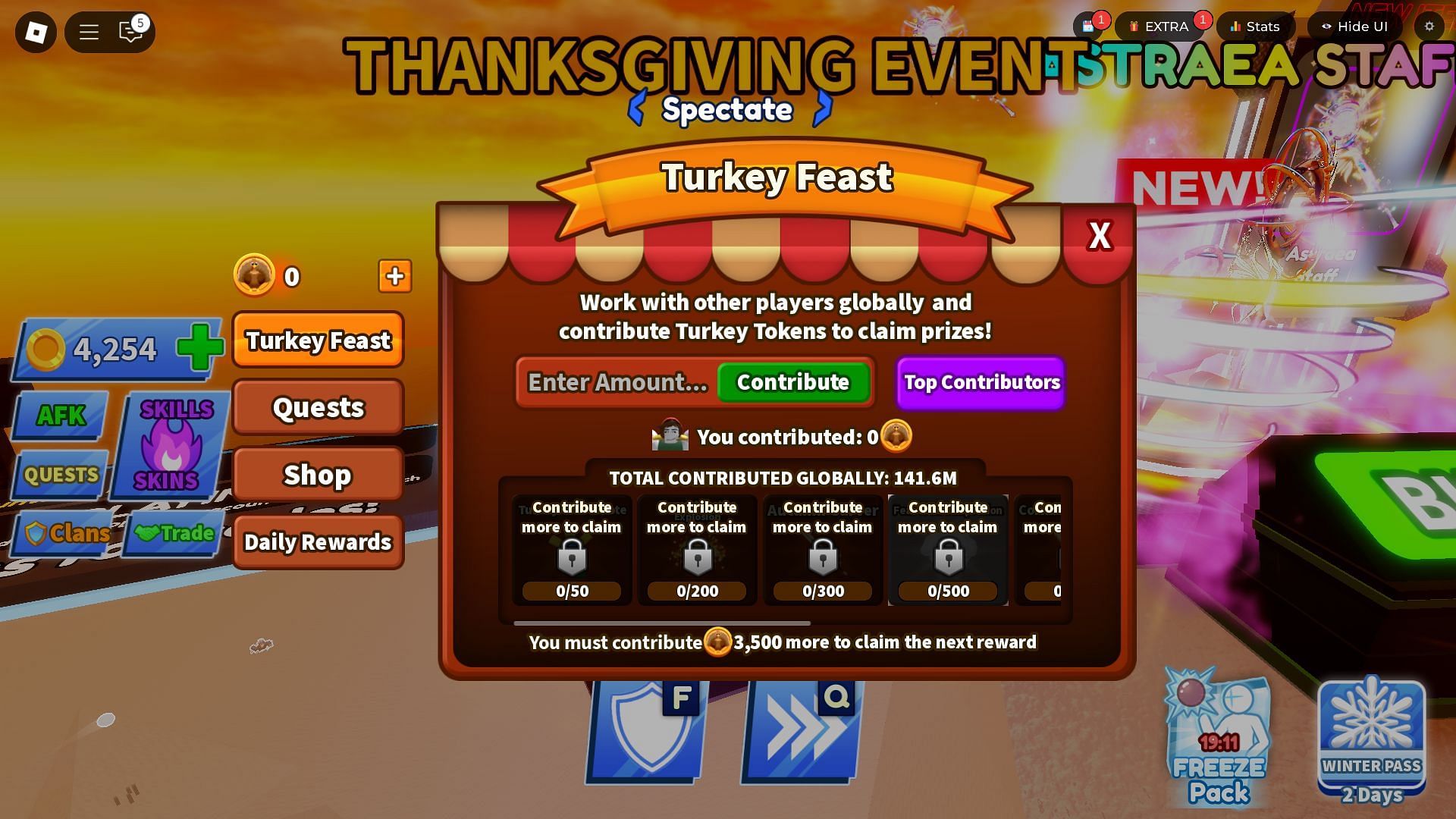 The Thanksgiving Turkey Feast (Image via Roblox)