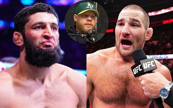 "They got along just fine” - Eric Nicksick reacts to Sean Strickland-Khamzat Chimaev beef online