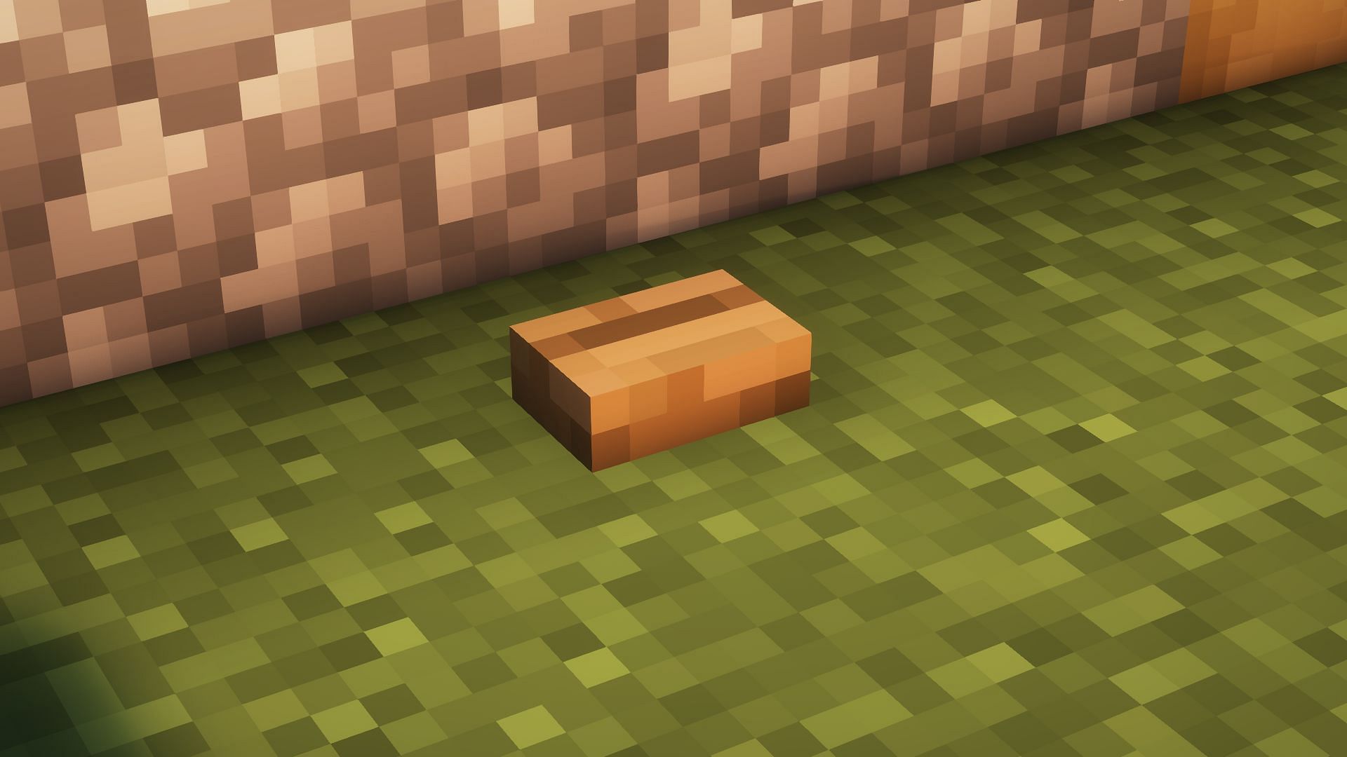 Buttons are even smaller blocks (Image via Mojang Studios)