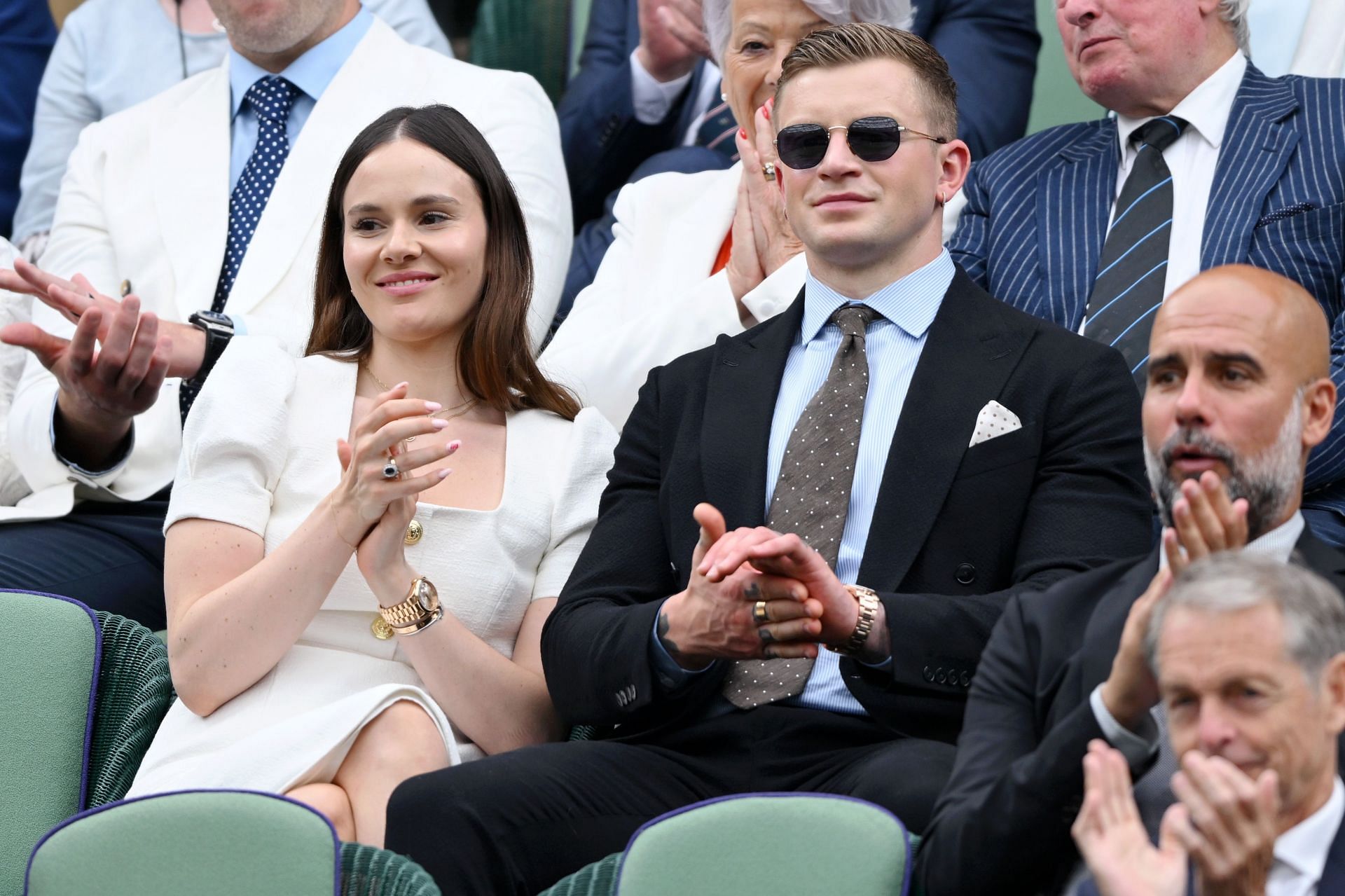 Celebrity Sightings At Wimbledon 2024 - Day 6 - Source: Getty