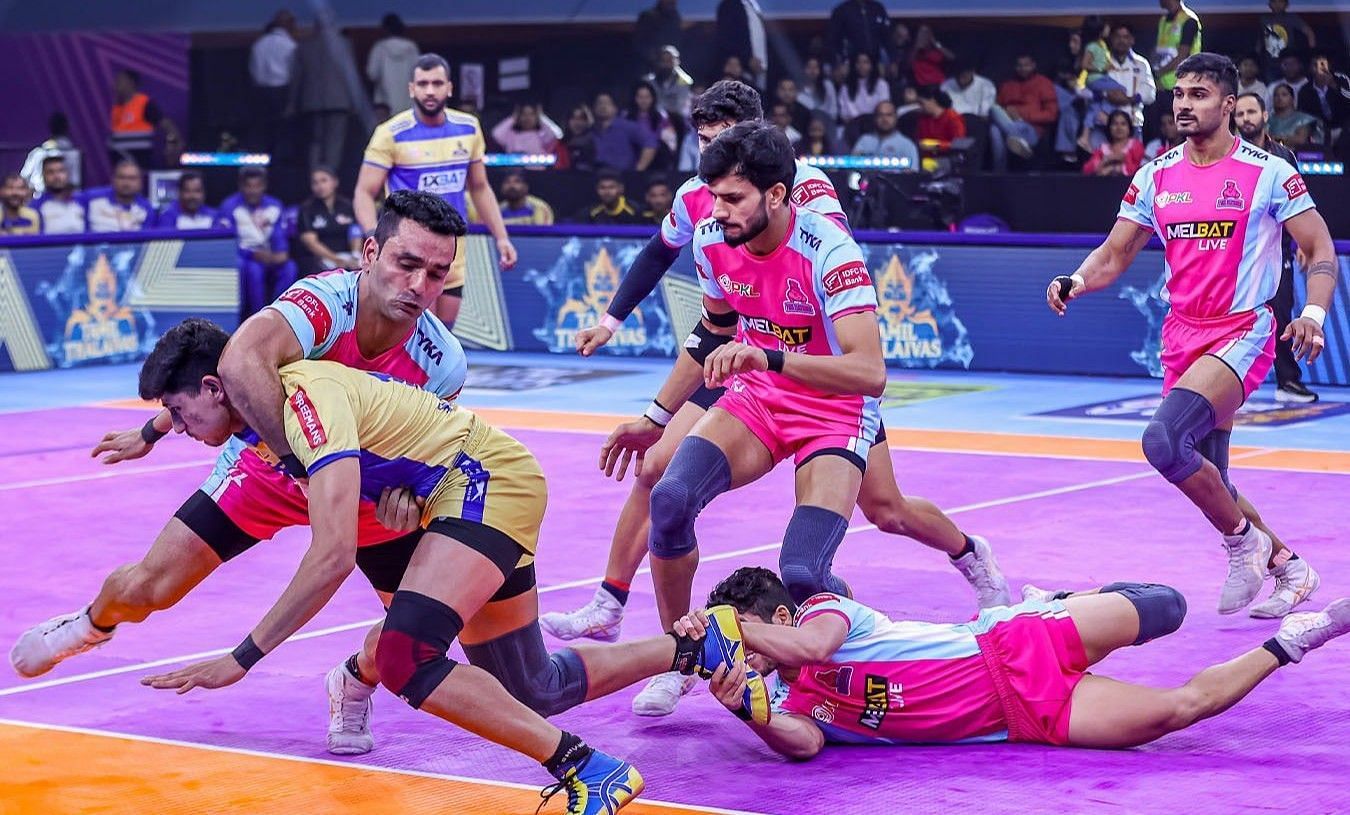 जयपुर पिंक पैंथर्स टीम (Photo Credit - @JaipurPanthers)