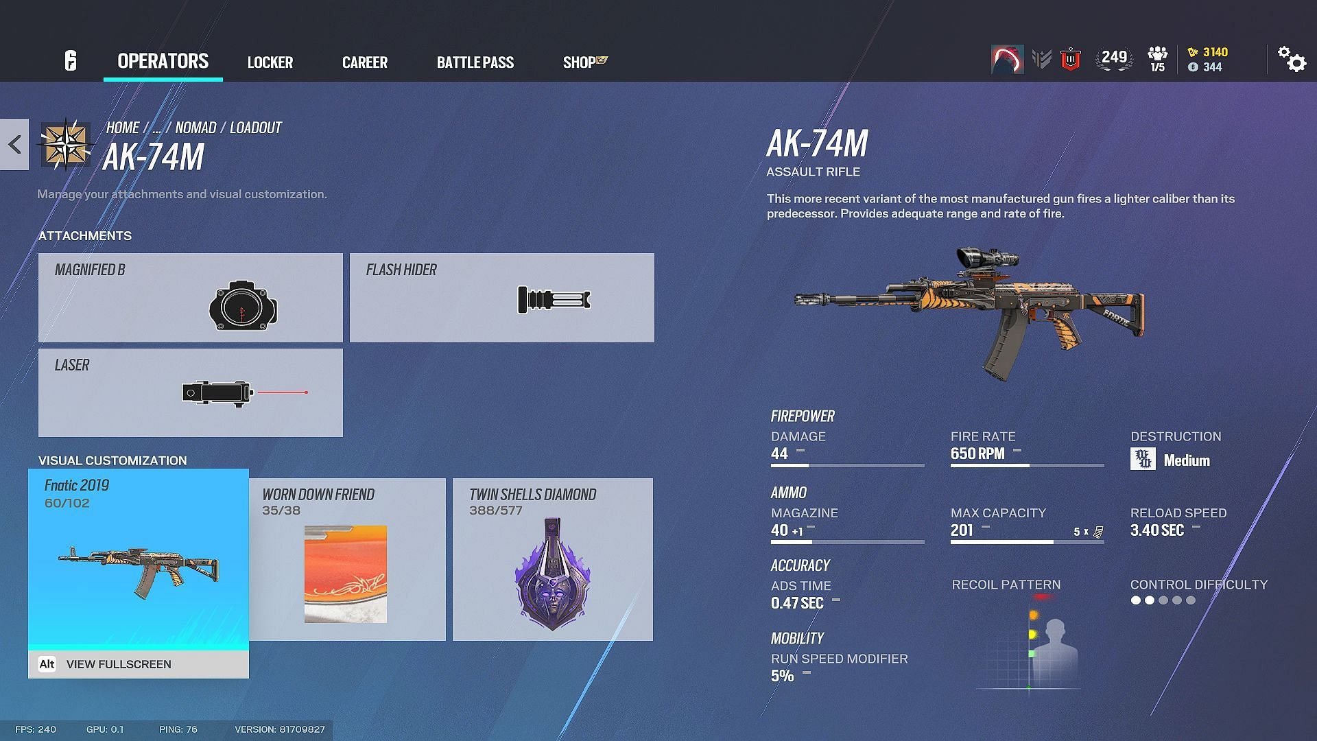 The AK-74M offers a larger magazine (Image via Ubisoft)