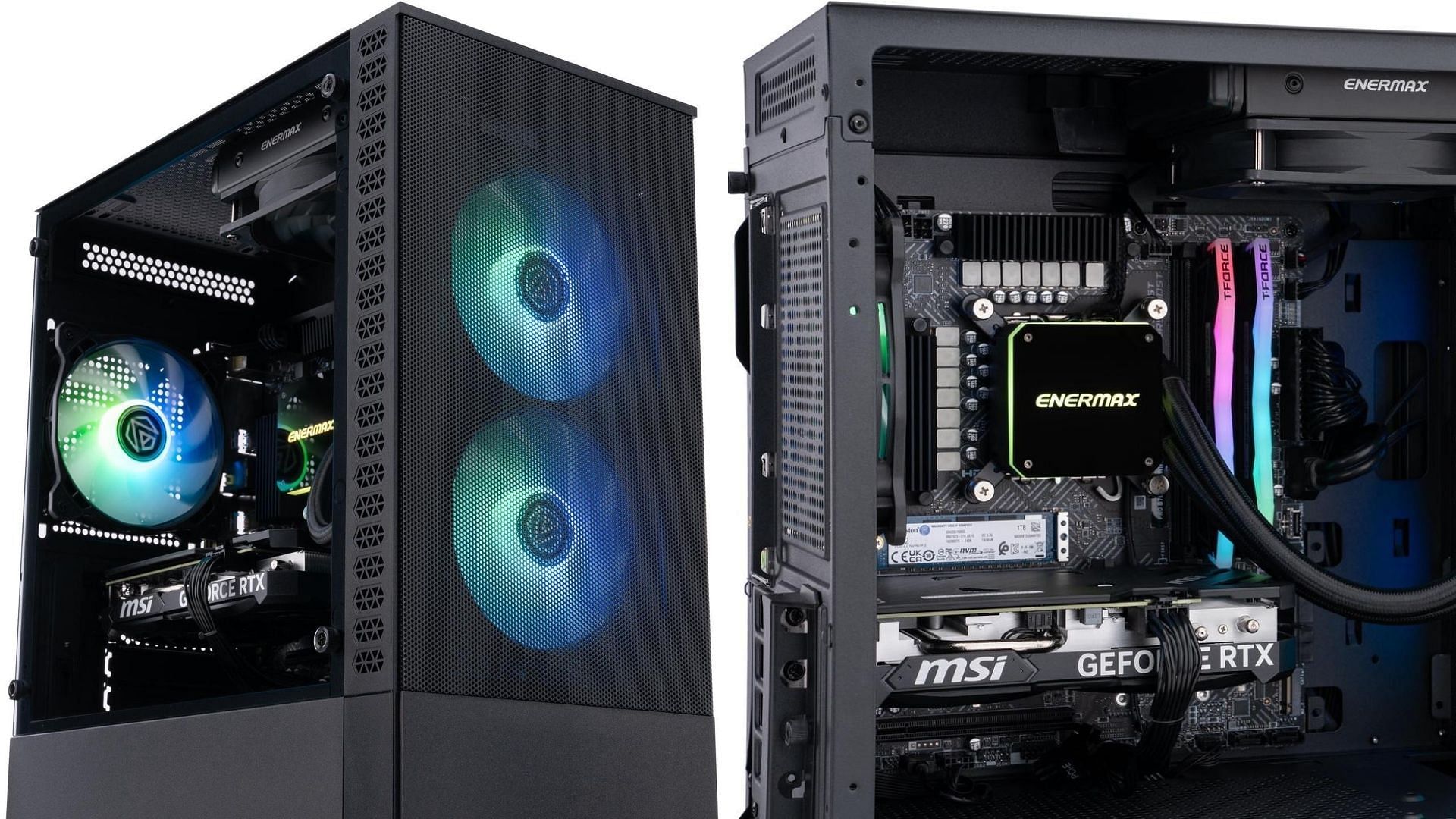 The ABS Cyclone Aqua Gaming PC has a powerful CPU and GPU combination (Image via ABS)