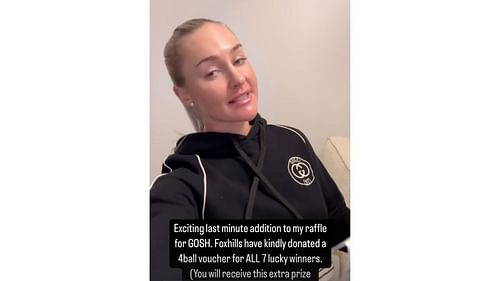 Charley Hull added to her ongoing raffle for a good cause (Instagram/charley.hull)