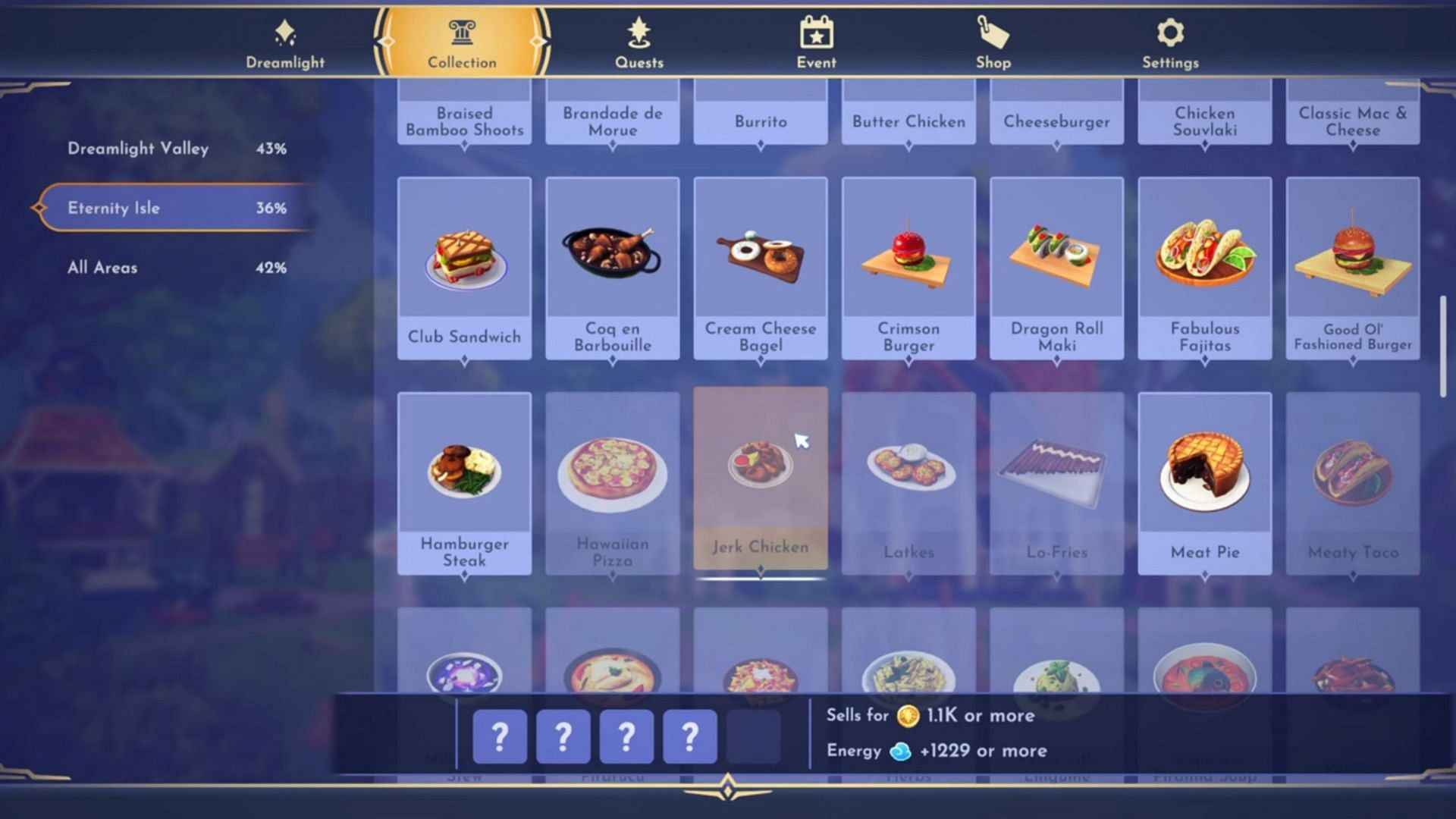 This dish can restore more than 1229 energy or can earn you 1100+ Star Coins (Image via Gameloft)