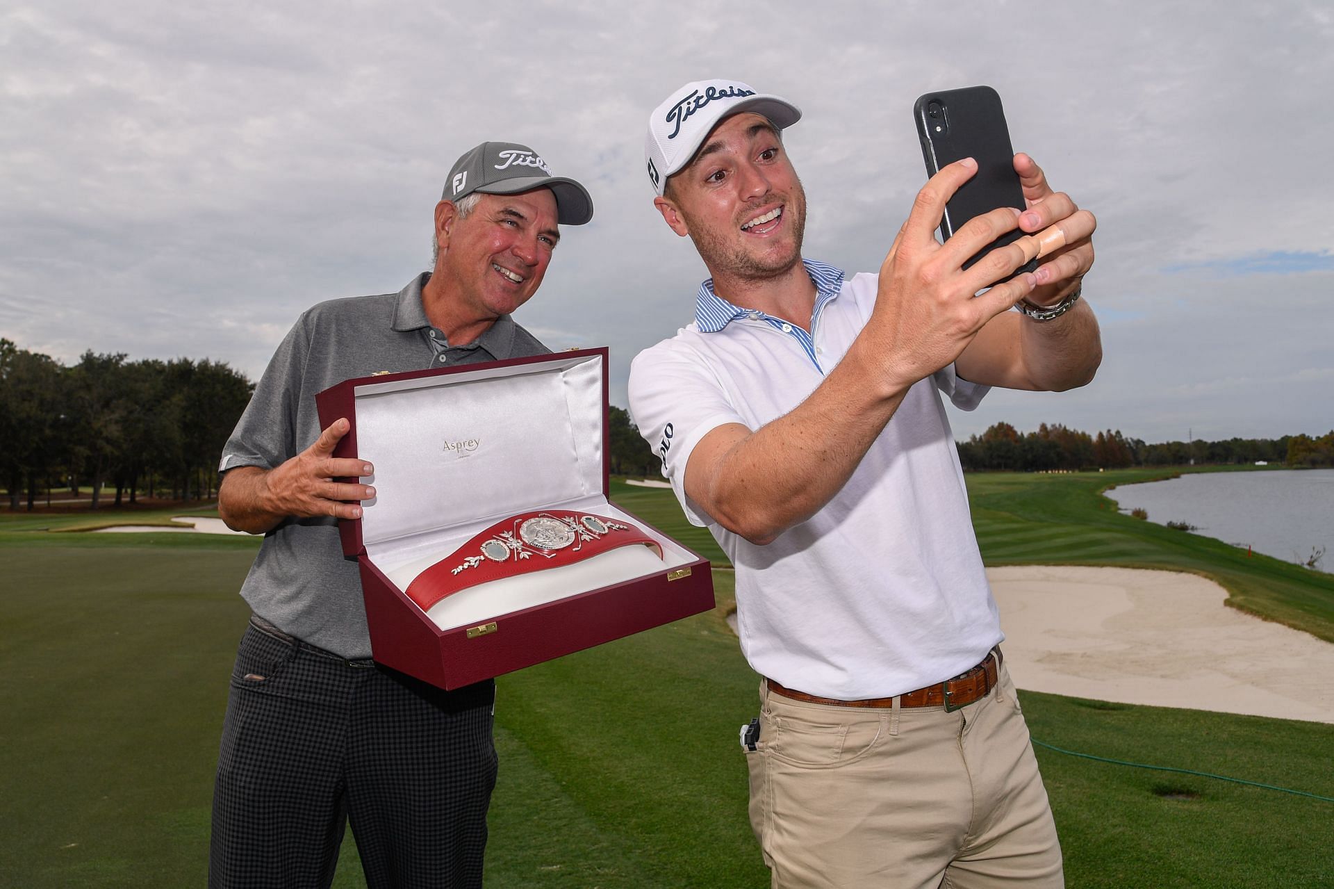 Justin Thomas and Mike Thomas (Image Source: Getty)