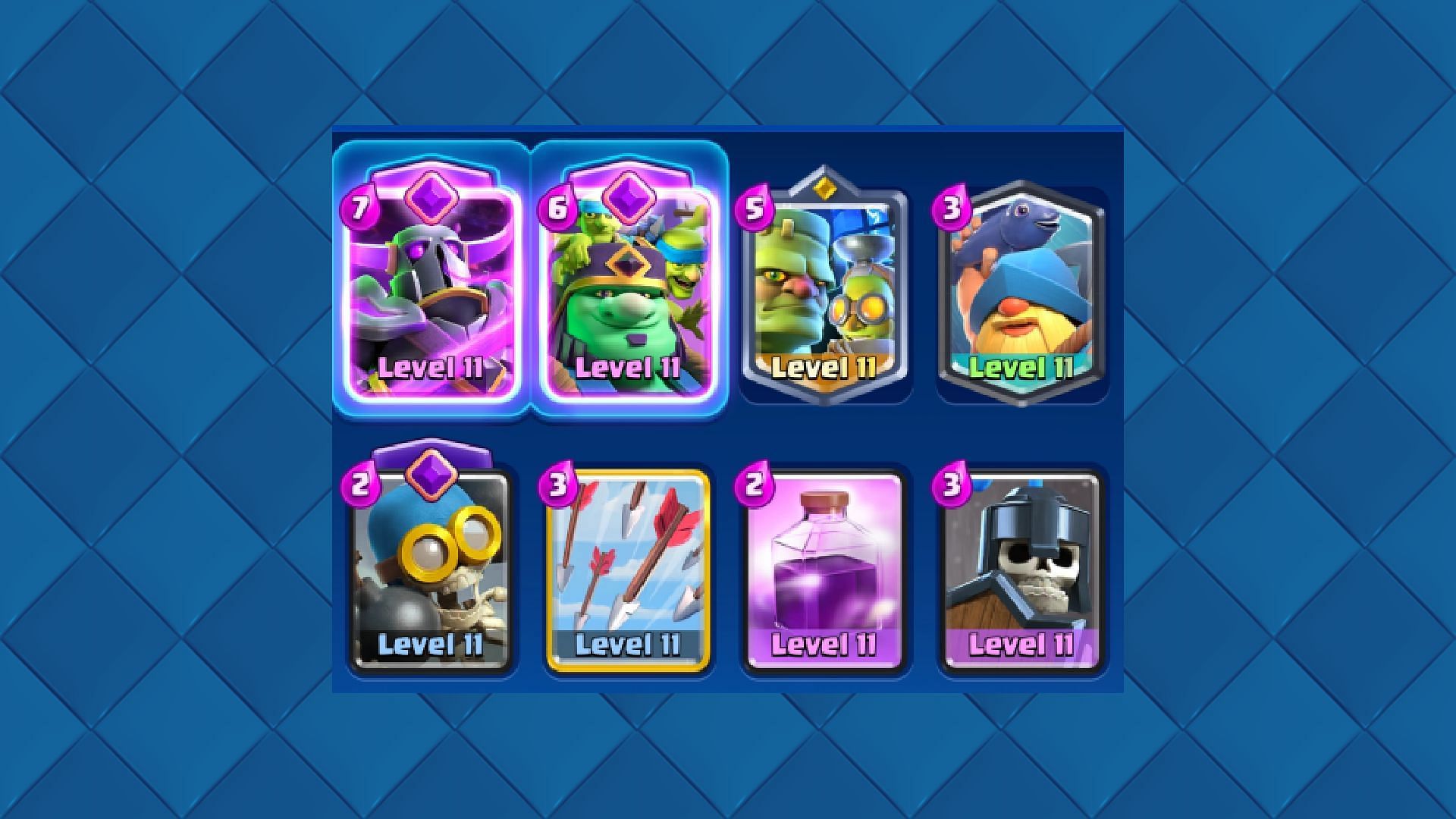 The Golbin Giant Evo Beatdown deck for the event (Image via Supercell)