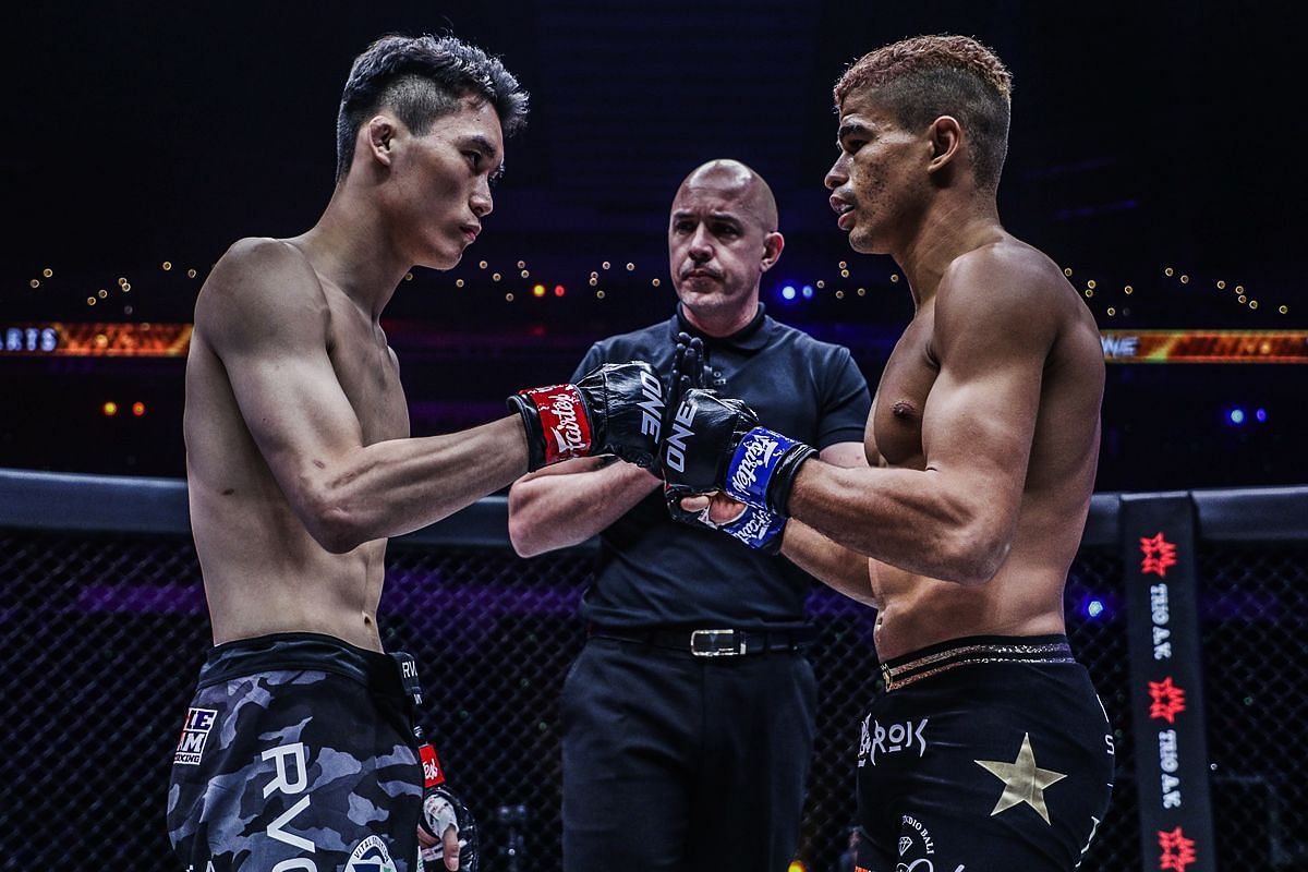 Kwon Won Il (left) and Fabricio Andrade (right). [Photo from ONE Championship]