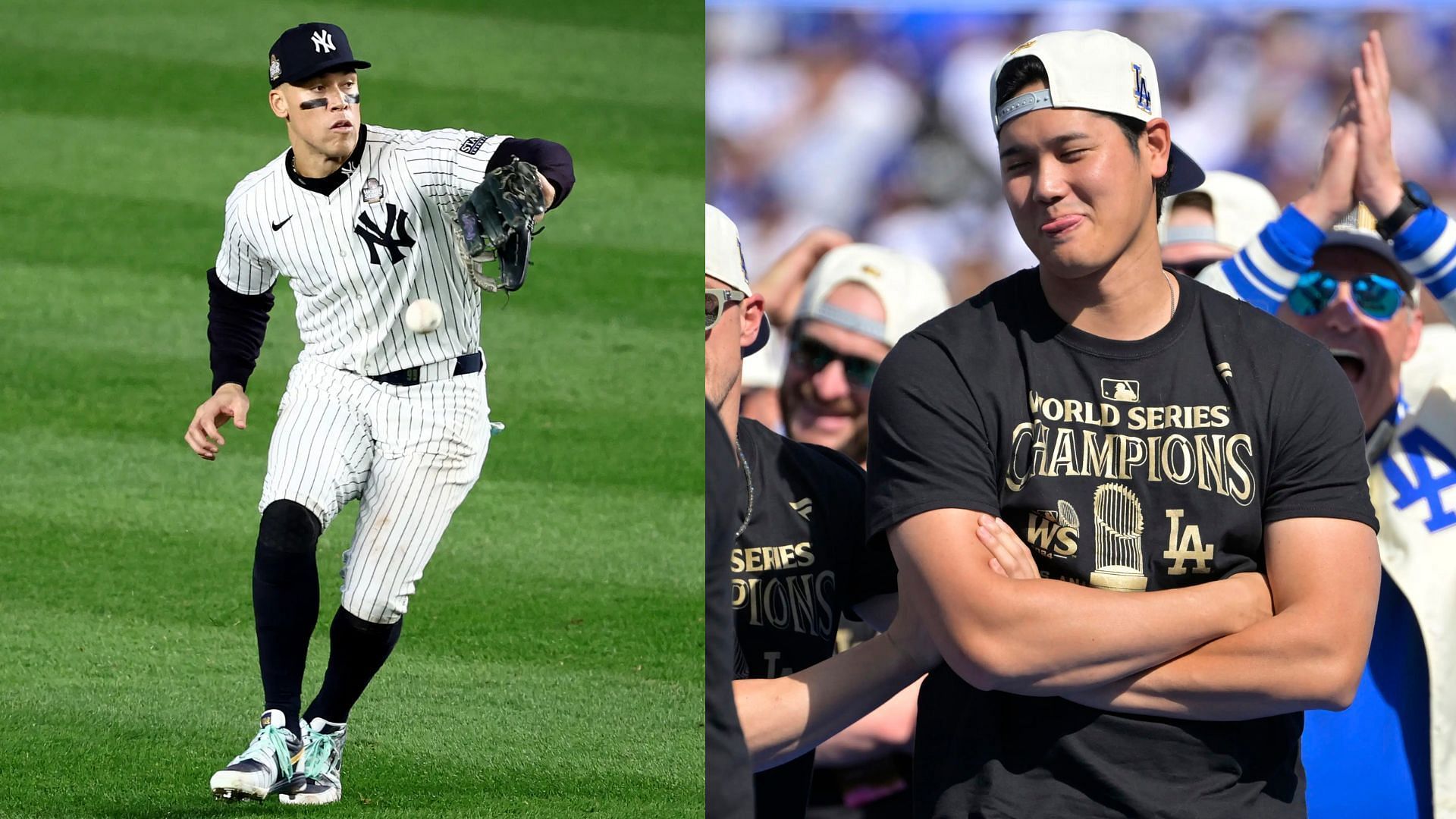 Shohei Ohtani and Aaron Judge are two MLB stars who have won the AP Male Athlete of the Year Award (Photo Source: IMAGN)