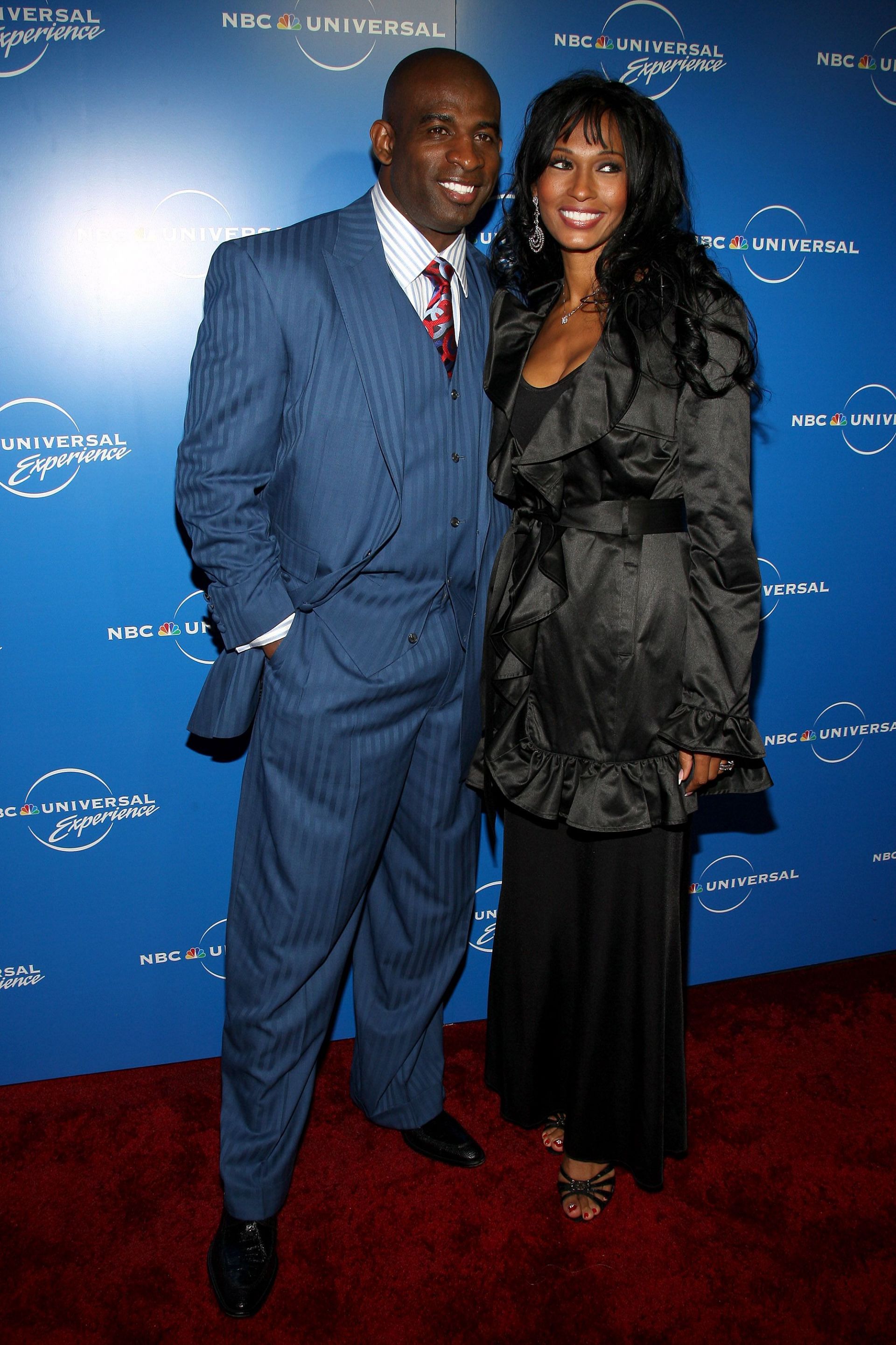 Deion Sanders (L) and his ex-wife Pilar Sanders - Source: Getty