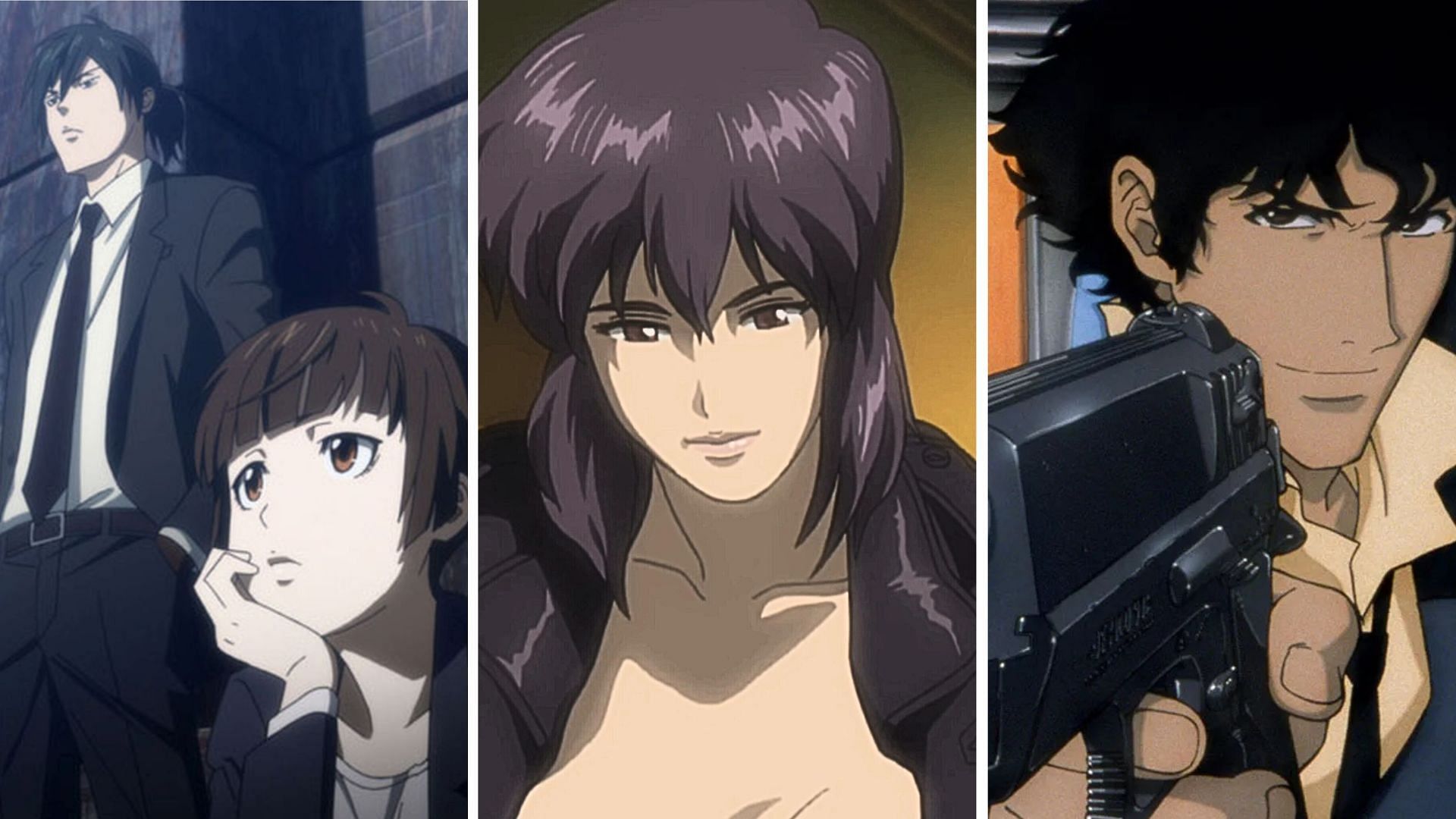 Psycho-Pass, Ghost in the Shell: Stand Alone Complex, Cowboy Bebop