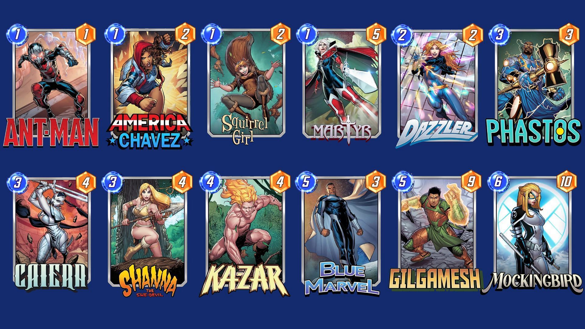 The Gilgamesh Zoo deck is a low-cost Marvel Snap Gilgamesh deck (Image via Nuverse)