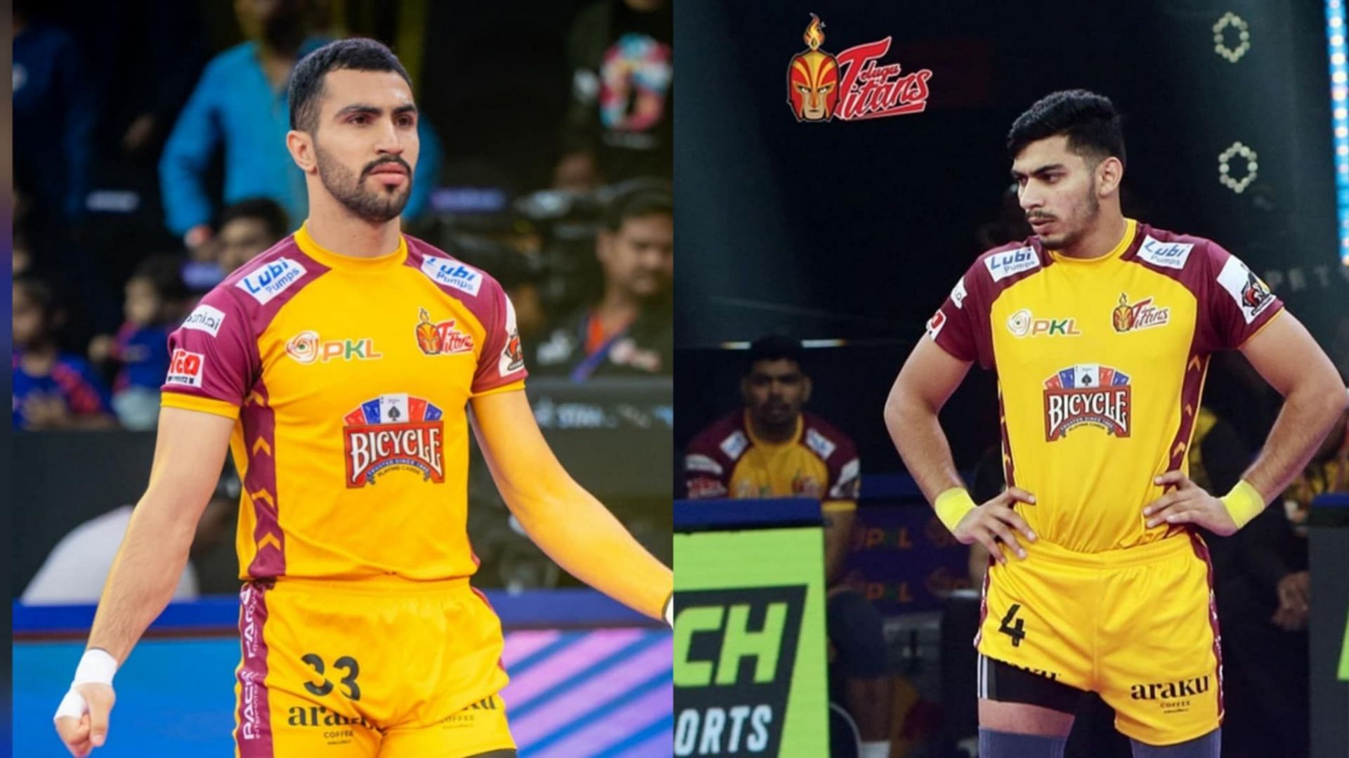 Which players will Telugu Titans release? (Image: Instagram/dhull_krishan_/miladj.3)