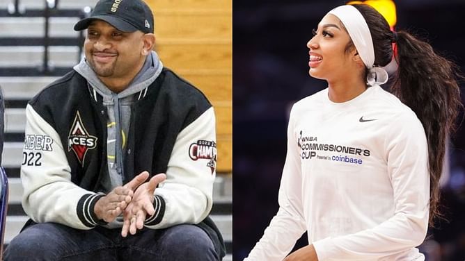 Angel Reese's coach Tyler Marsh takes playful jab at Chelsea Gray with son's ball antics